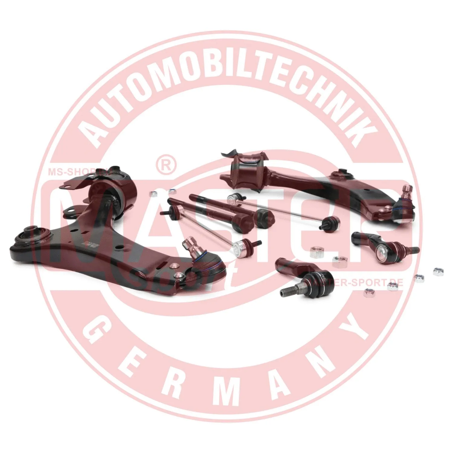 Control/Trailing Arm Kit, wheel suspension (37086-KIT-MS)