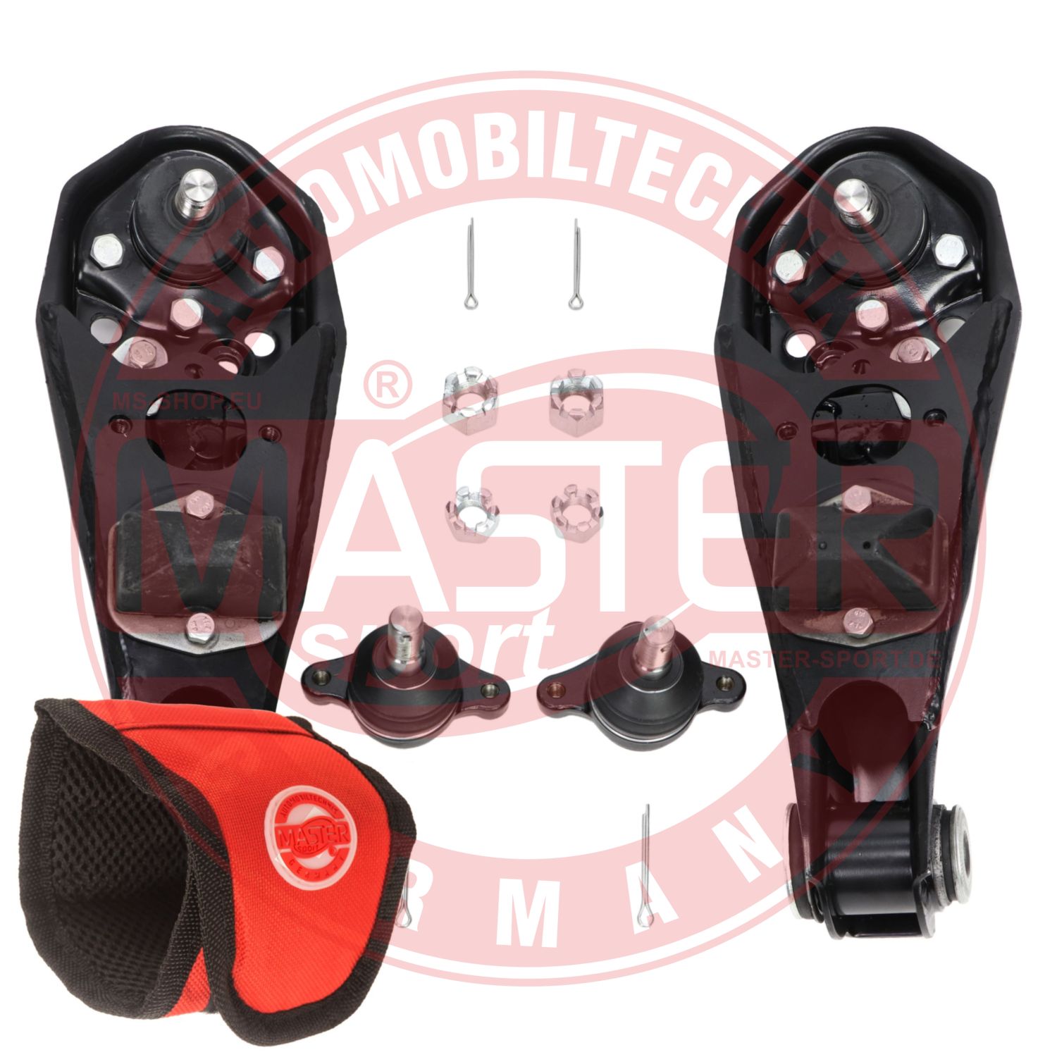 Control/Trailing Arm Kit, wheel suspension (37163-KIT-MSM)