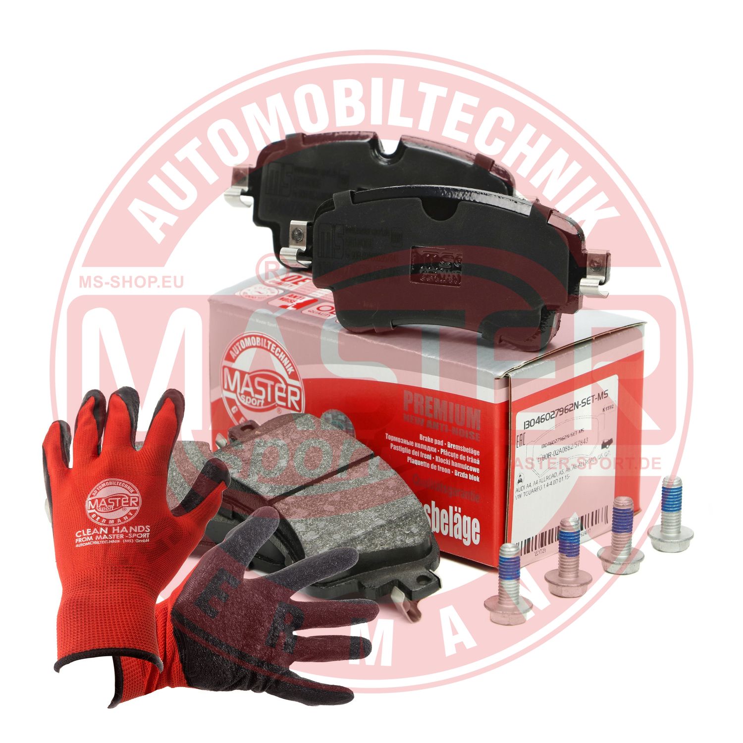 Brake Pad Set, disc brake (13046027962N-SET-MSP)