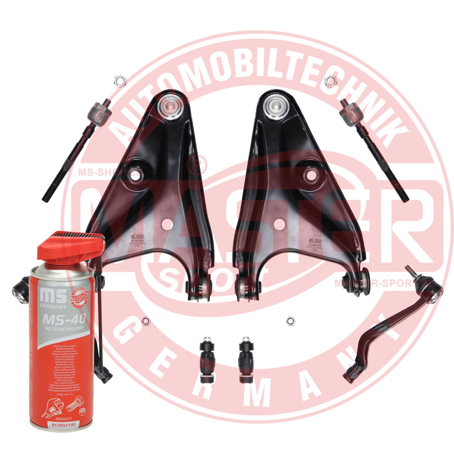 Control/Trailing Arm Kit, wheel suspension (36823-SET-MSP)