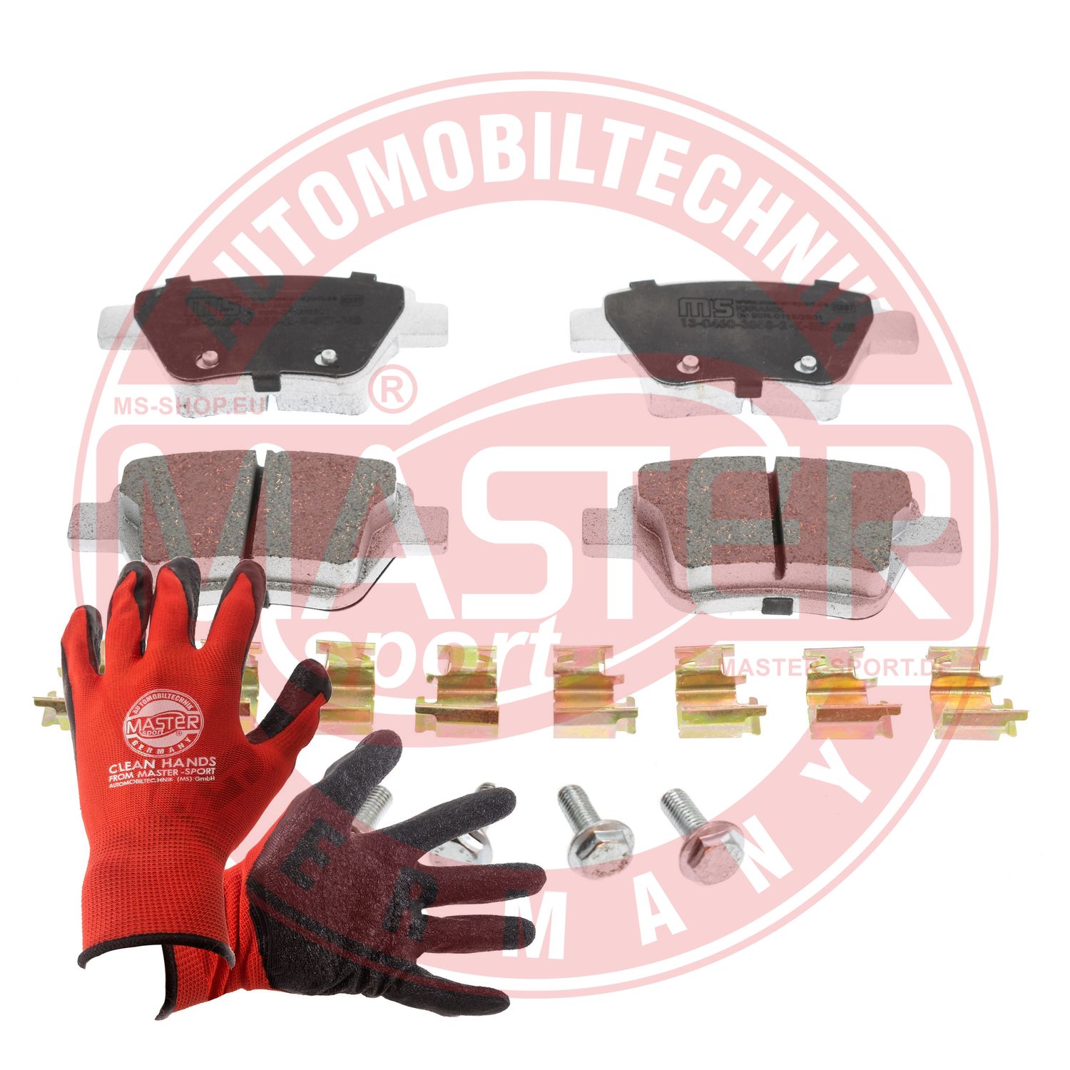 Brake Pad Set, disc brake (13046038582K-SET-MSP)