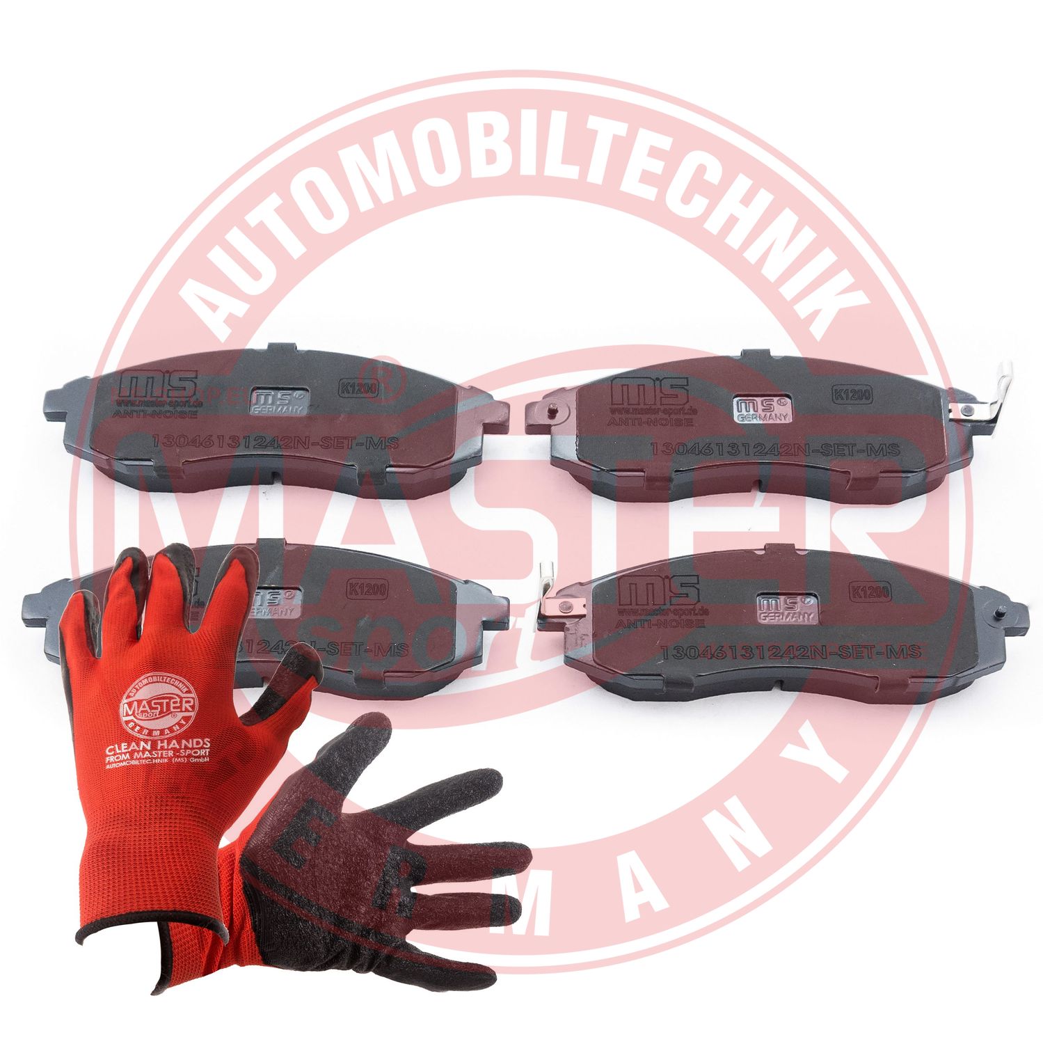 Brake Pad Set, disc brake (13046131242N-SET-MSP)