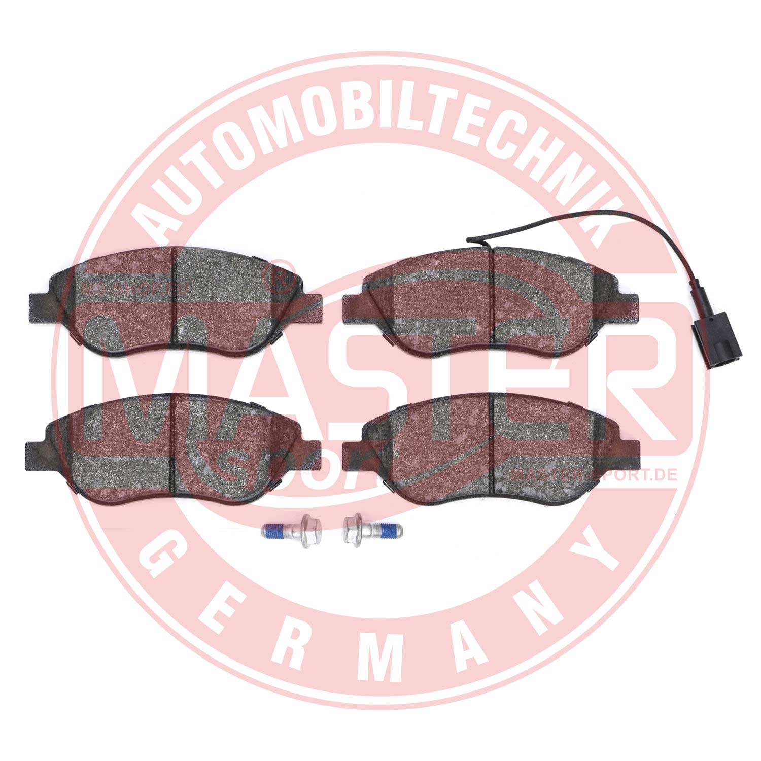 Brake Pad Set, disc brake (13046039842N-SET-MS)