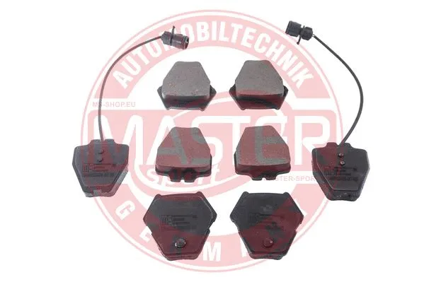 Brake Pad Set, disc brake (13046028762N-SET-MS)