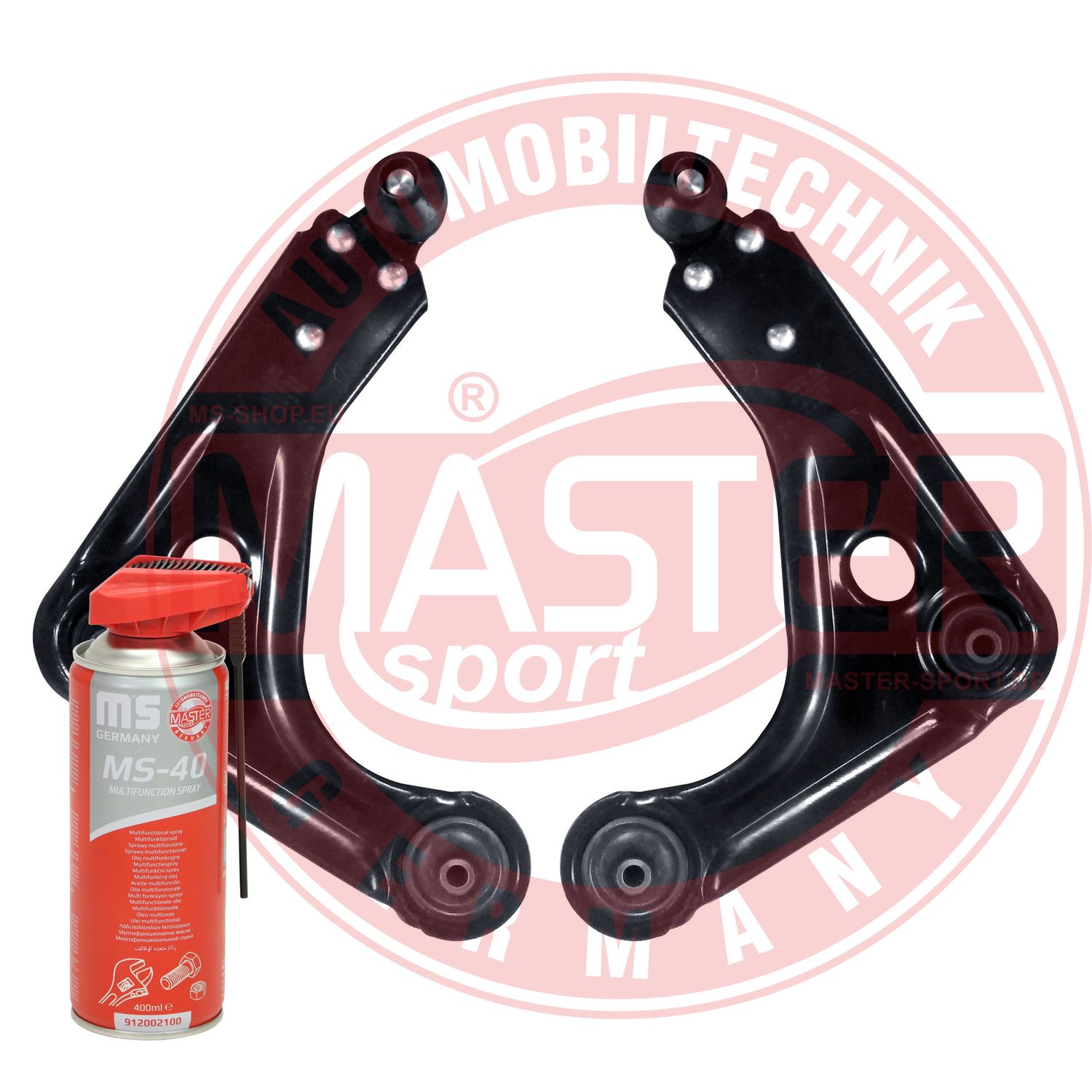 Control/Trailing Arm Kit, wheel suspension (36972-KIT-MSP)