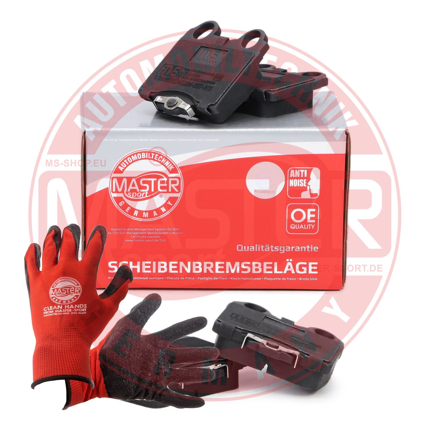 Brake Pad Set, disc brake (13046057482N-SET-MSP)