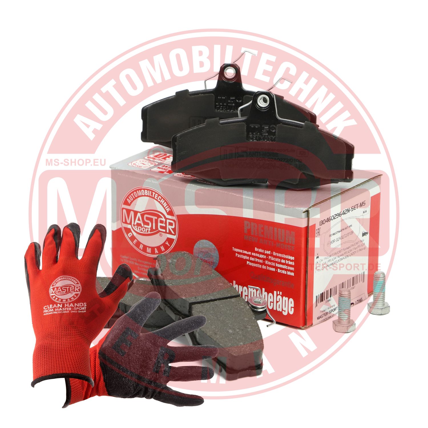 Brake Pad Set, disc brake (13046029642N-SET-MSP)