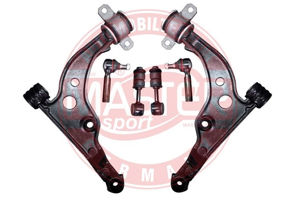 Control/Trailing Arm Kit, wheel suspension (36924-KIT-MS)