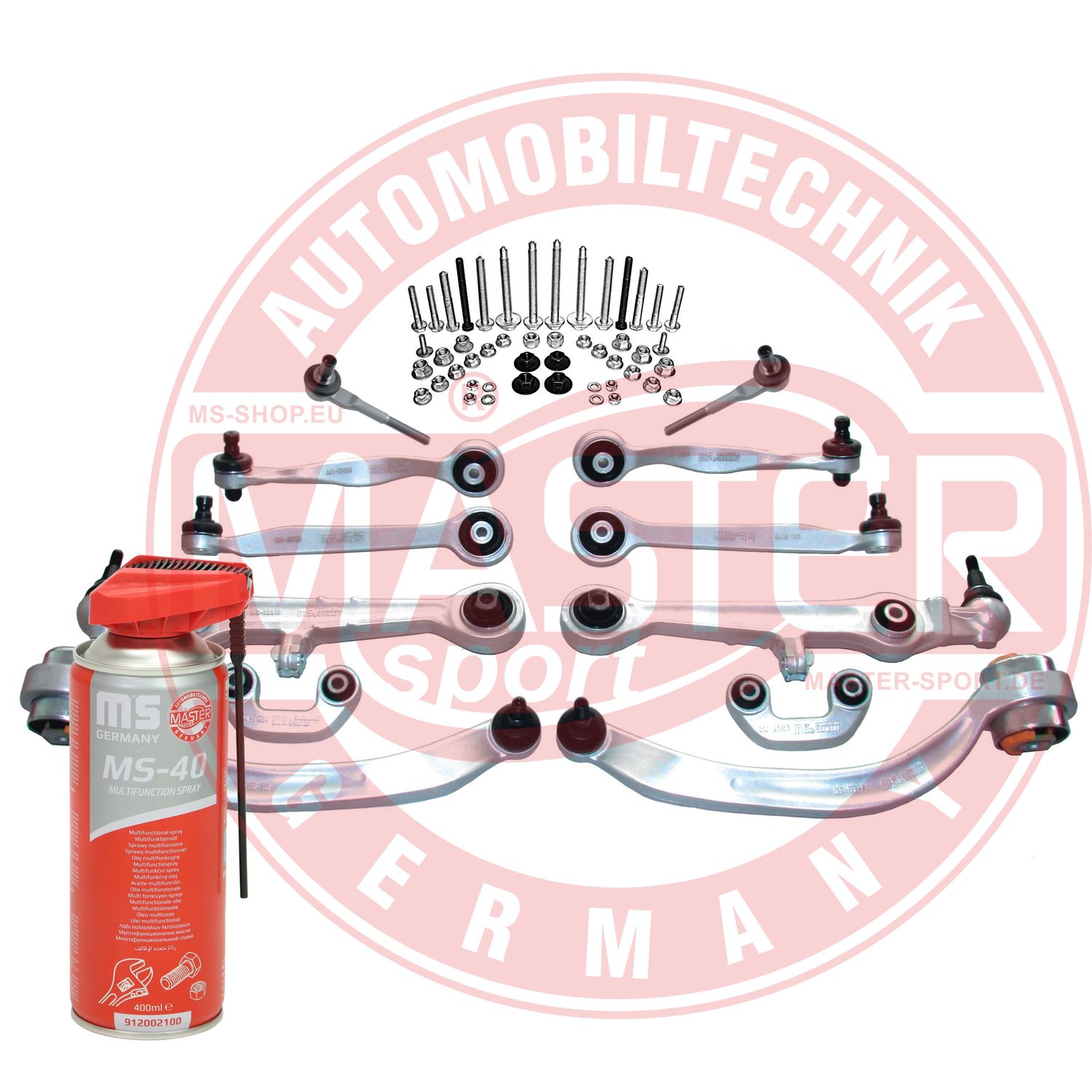 Control/Trailing Arm Kit, wheel suspension (36796-SET-MSP)