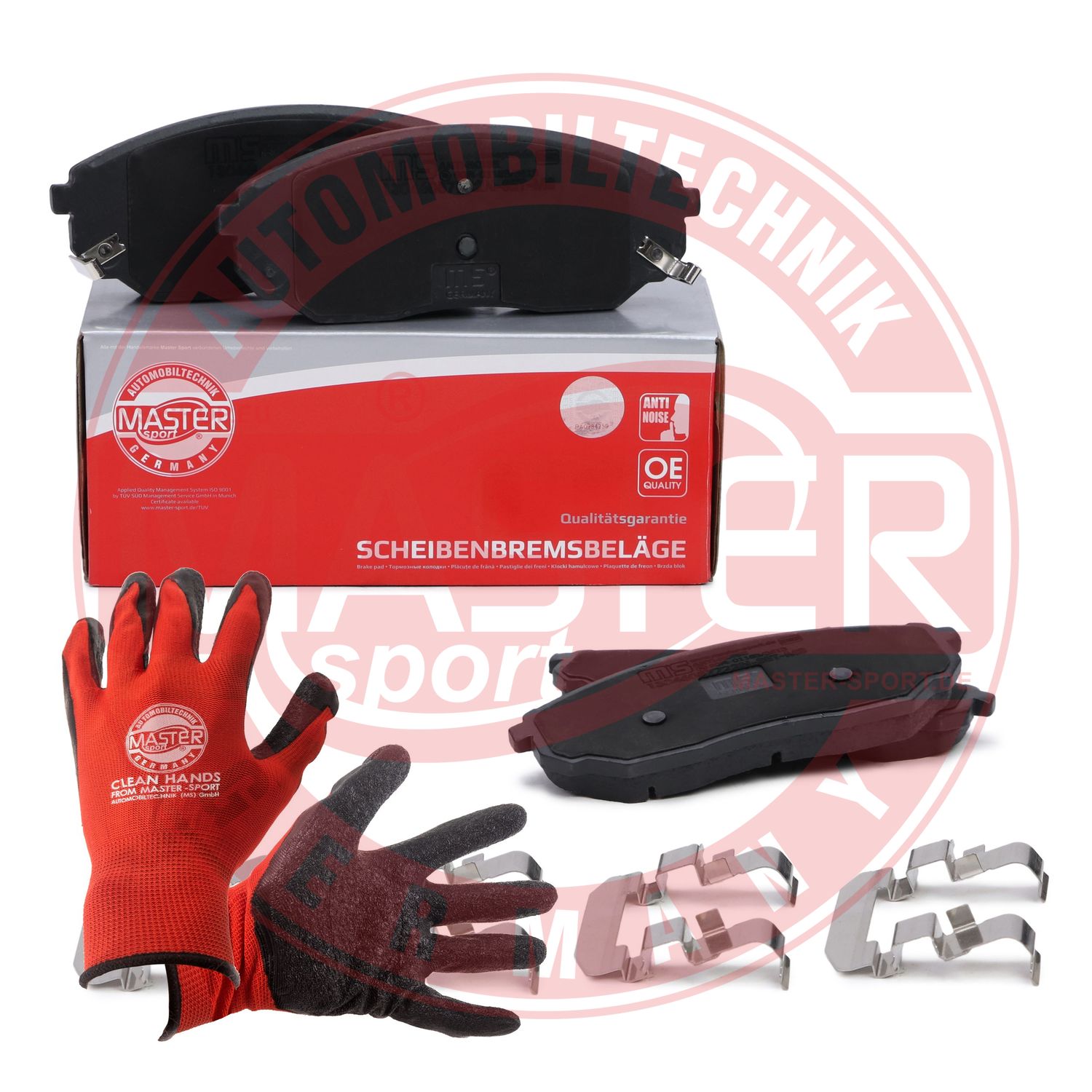 Brake Pad Set, disc brake (13046057722N-SET-MSP)