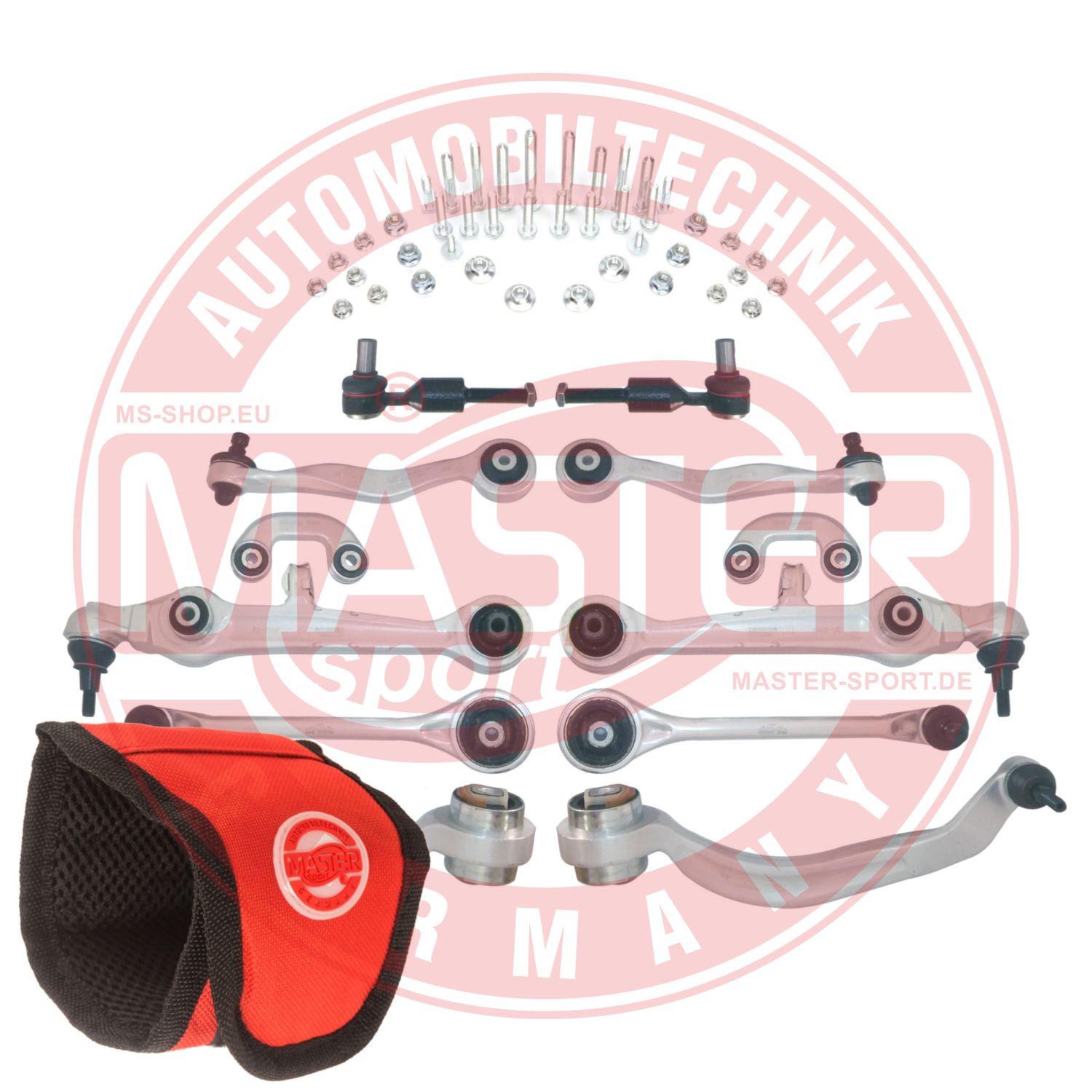 Control/Trailing Arm Kit, wheel suspension (36850-KIT-MSM)