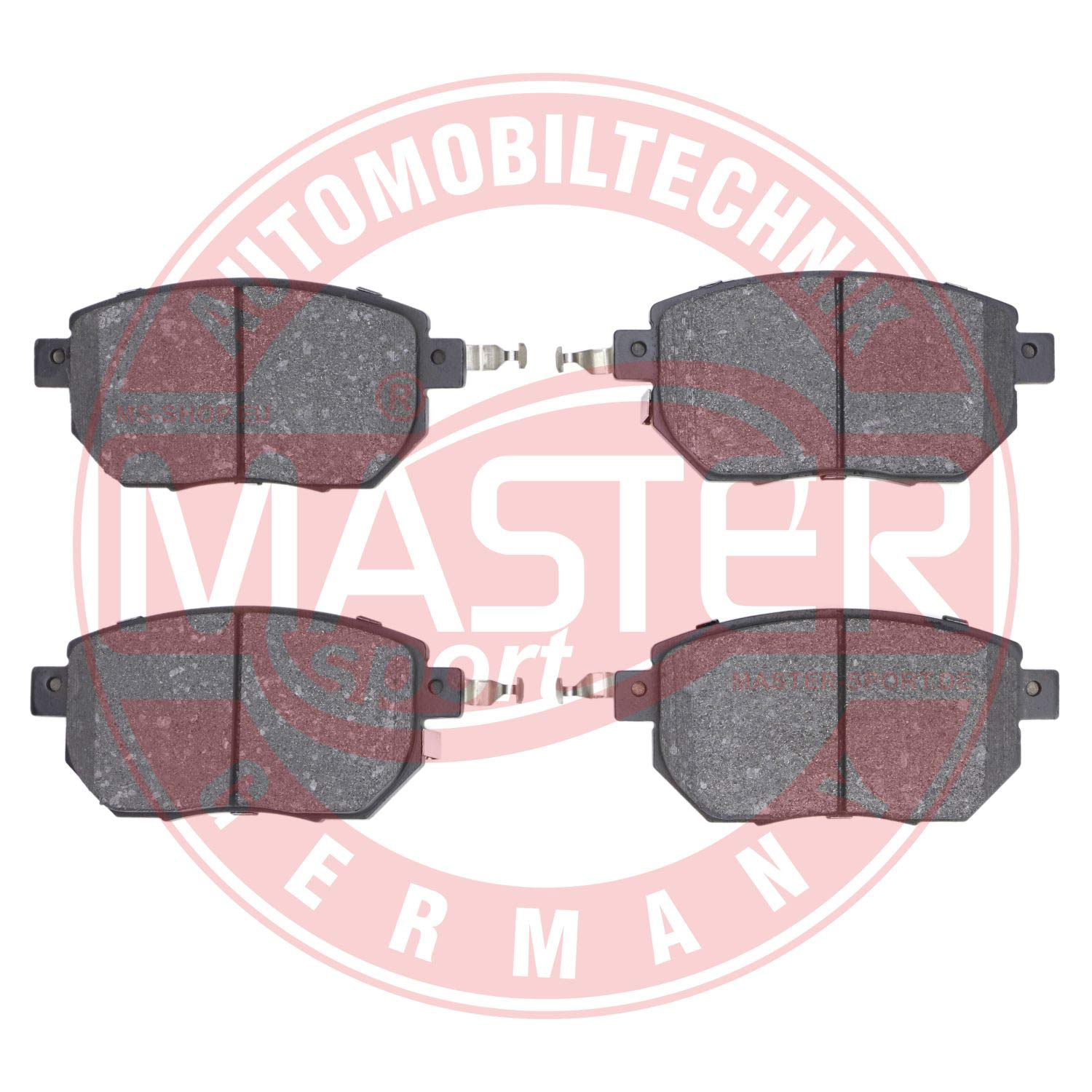 Brake Pad Set, disc brake (13046134162N-SET-MS)
