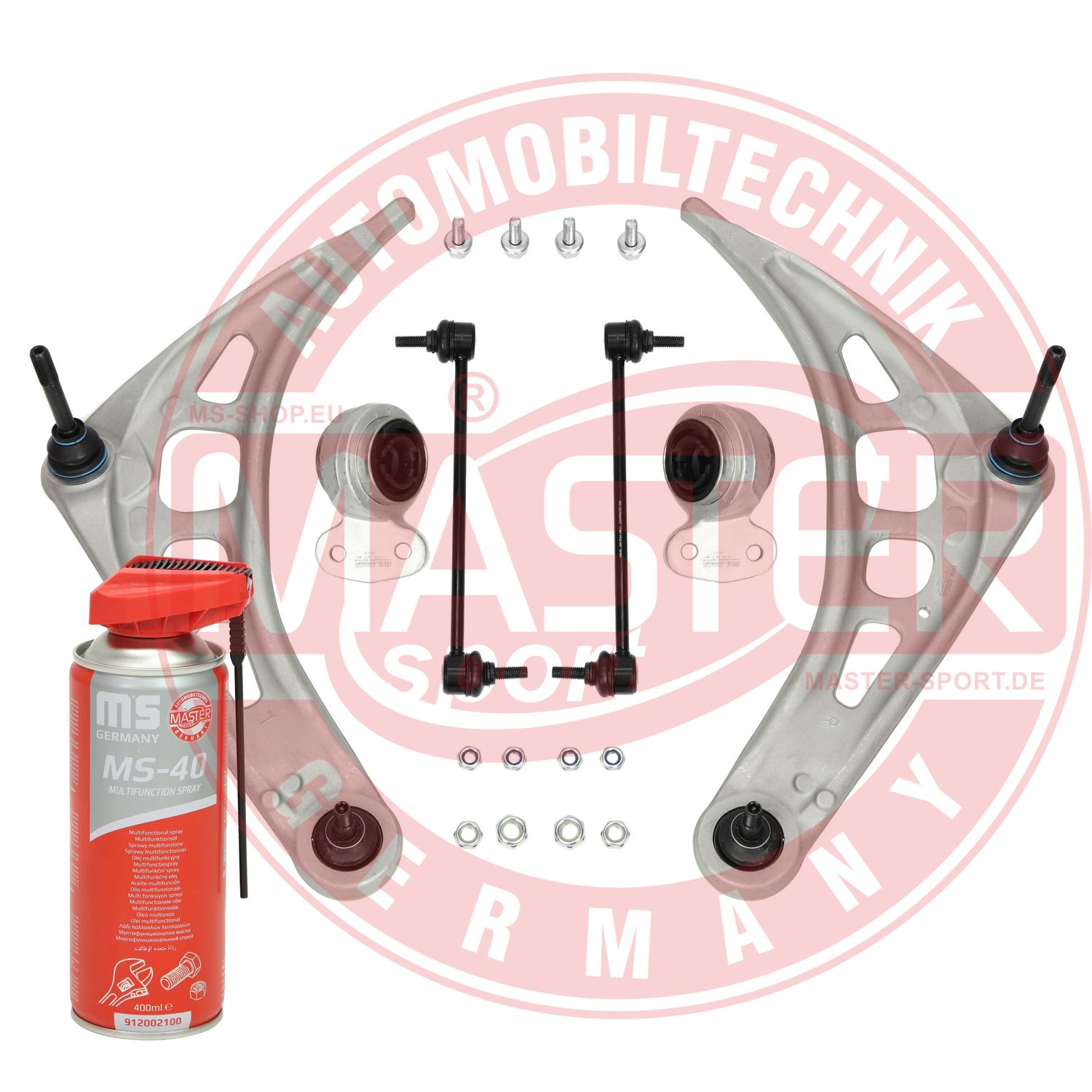 Control/Trailing Arm Kit, wheel suspension (36799/2-SET-MSP)