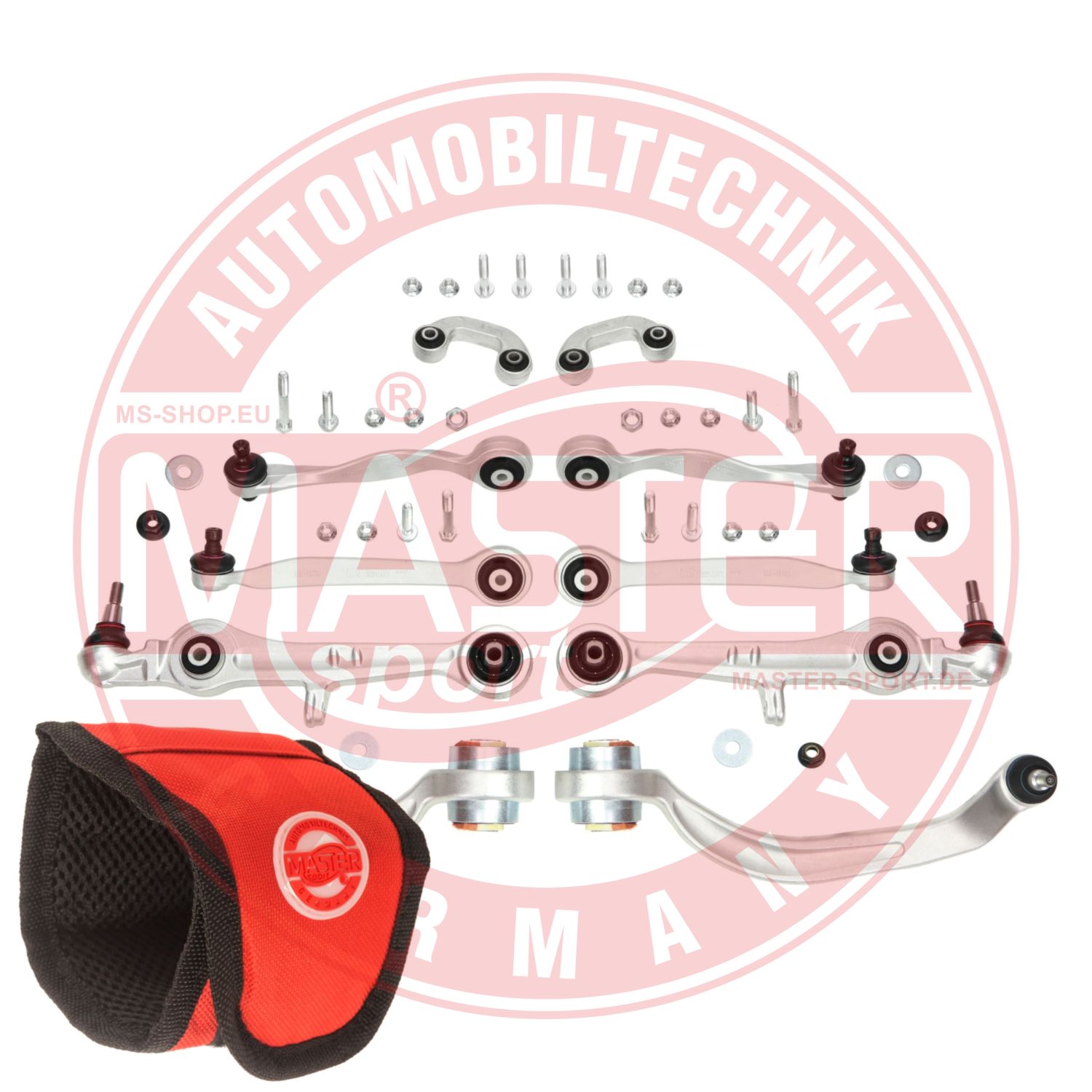 Control/Trailing Arm Kit, wheel suspension (36814-SET-MSM)