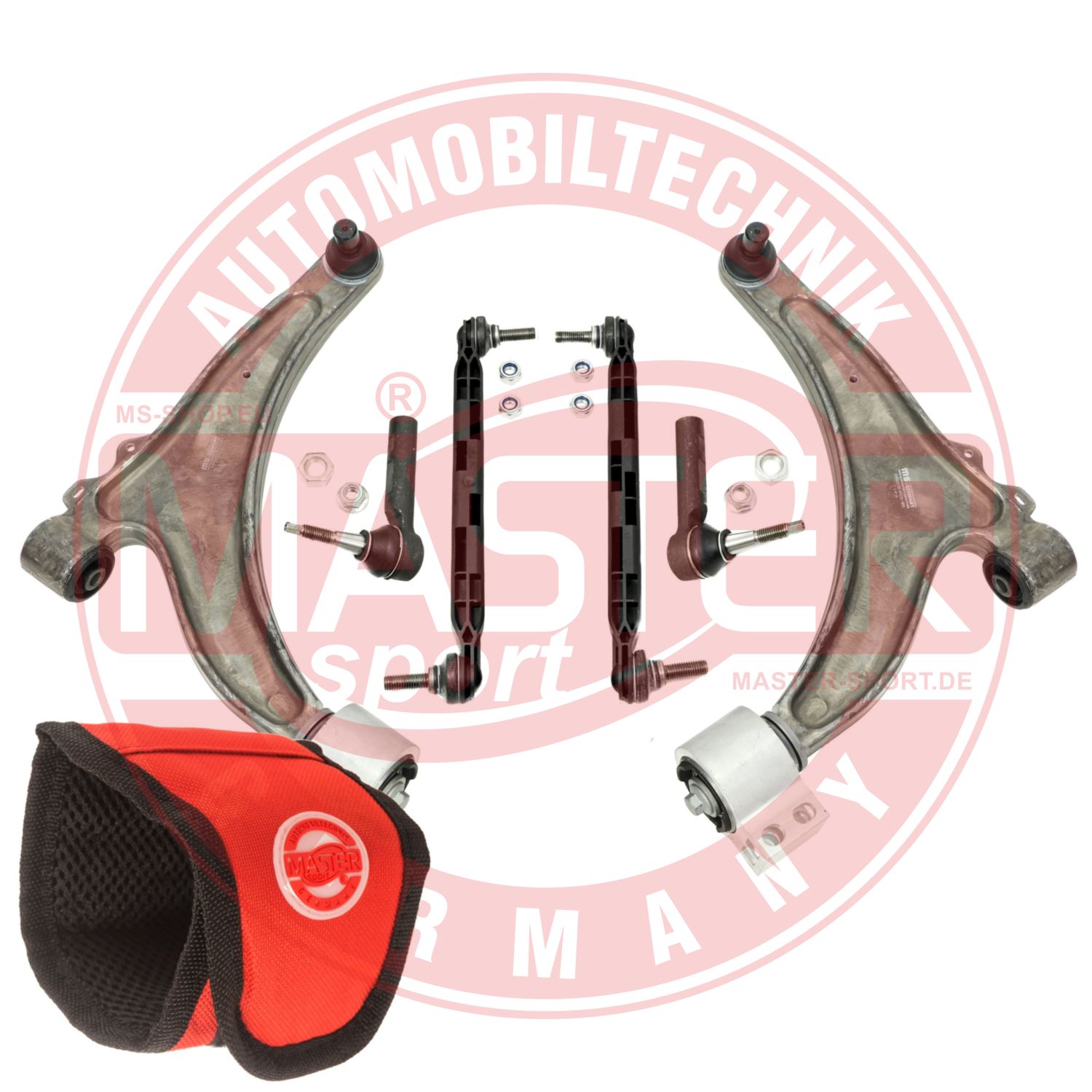 Control/Trailing Arm Kit, wheel suspension (36933/2-KIT-MSM)