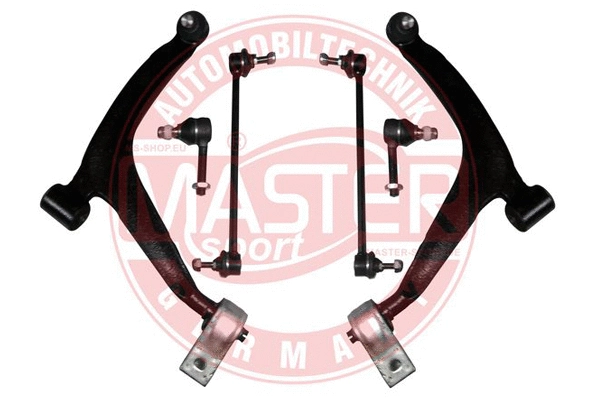 Control/Trailing Arm Kit, wheel suspension (36871-KIT-MS)
