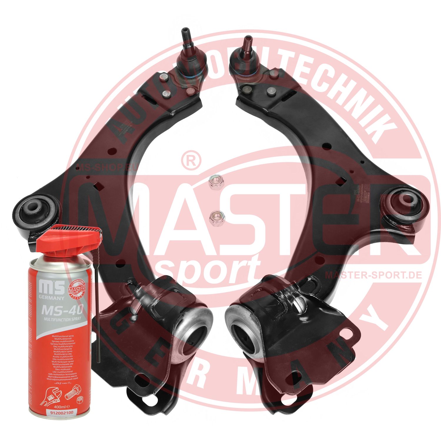 Control/Trailing Arm Kit, wheel suspension (37109-KIT-MSP)