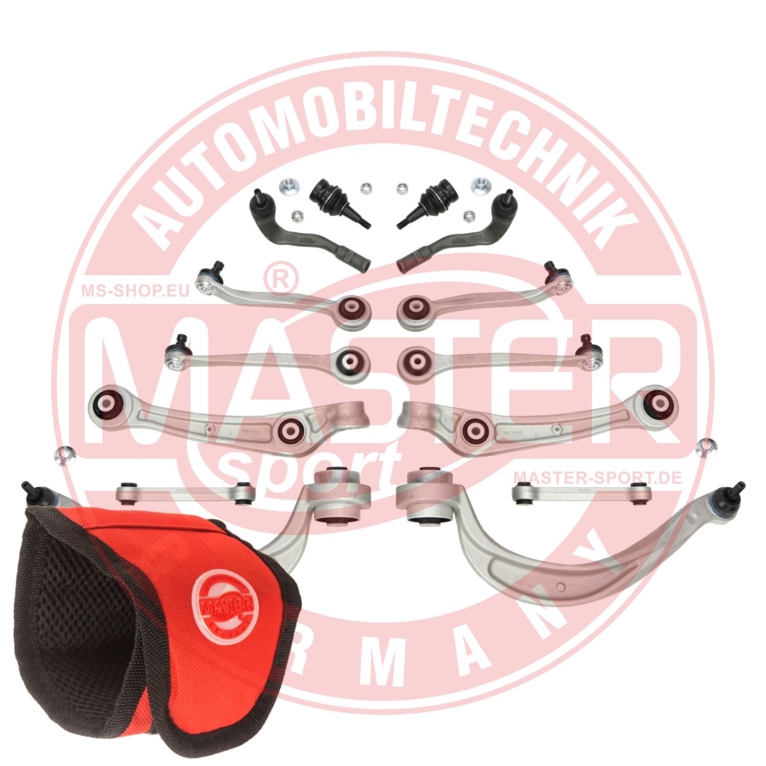 Control/Trailing Arm Kit, wheel suspension (36831-SET-MSM)