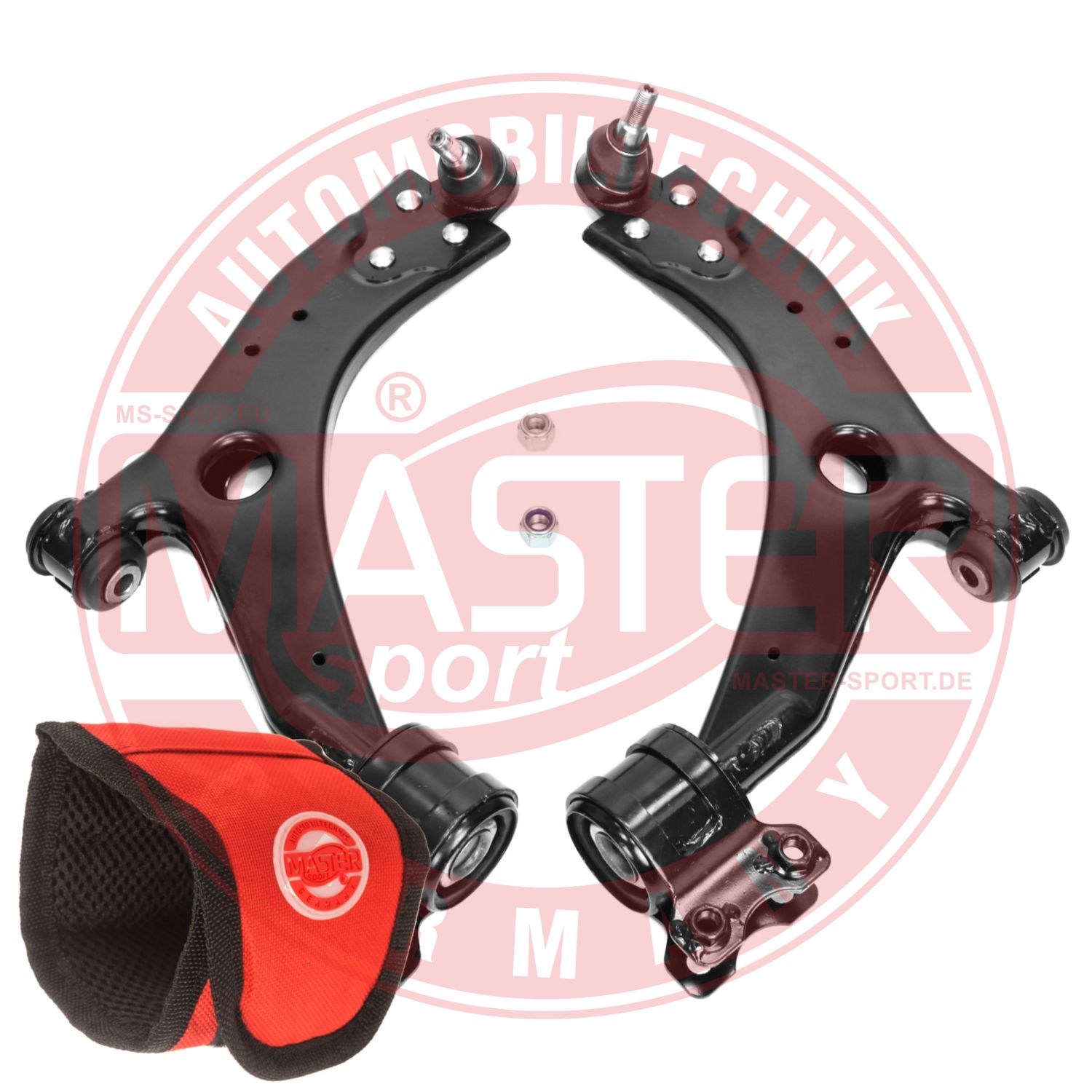 Control/Trailing Arm Kit, wheel suspension (36975/2-KIT-MSM)
