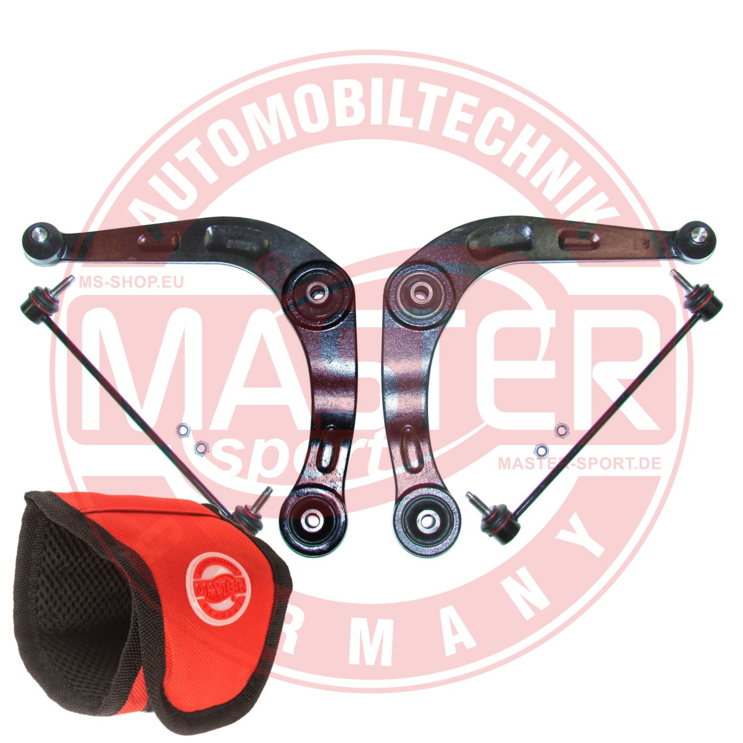 Control/Trailing Arm Kit, wheel suspension (36802/1-SET-MSM)