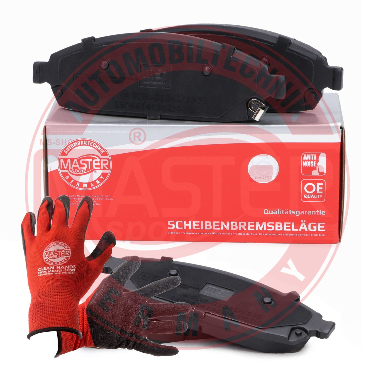 Brake Pad Set, disc brake (13046141362N-SET-MSP)