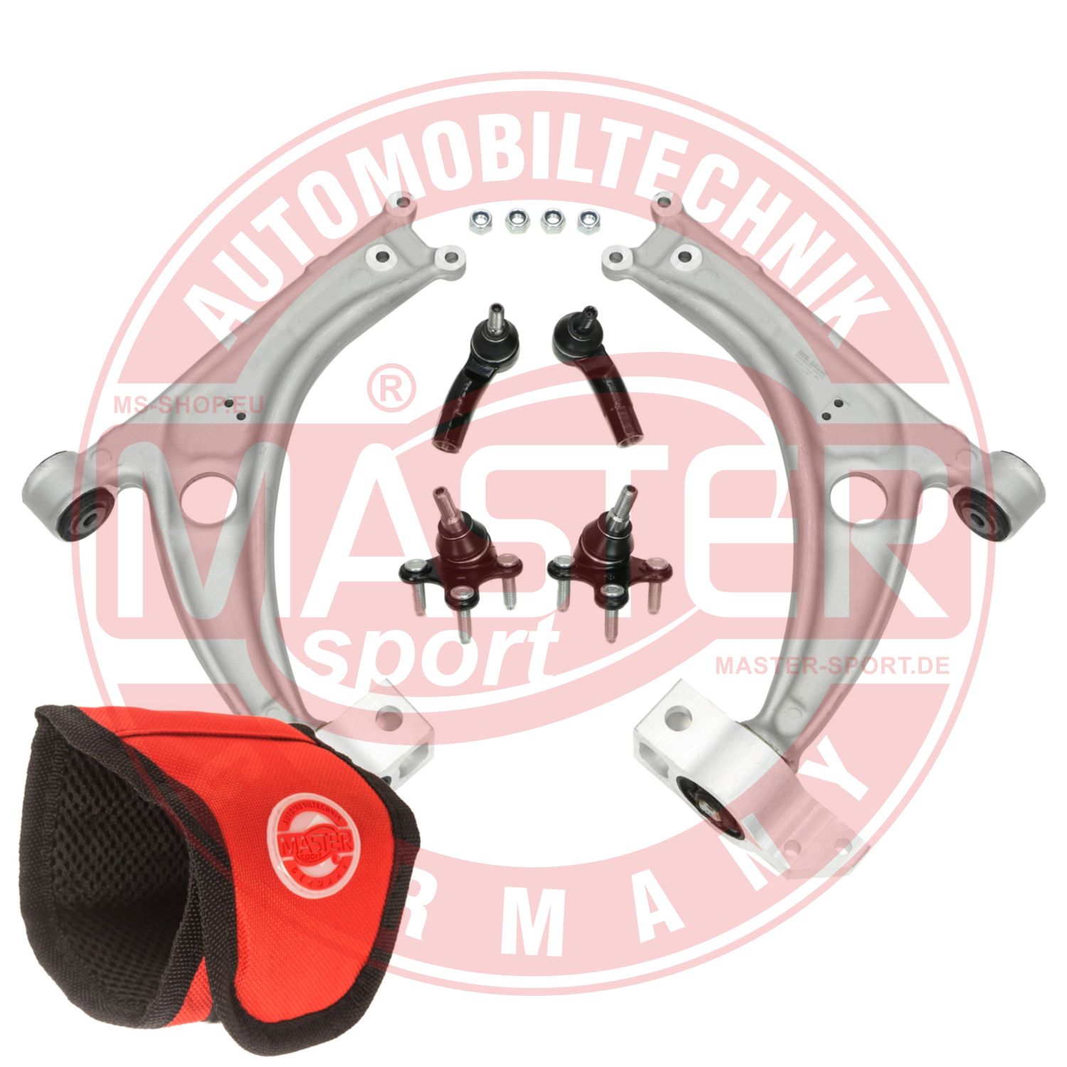 Control/Trailing Arm Kit, wheel suspension (36824/2-SET-MSM)