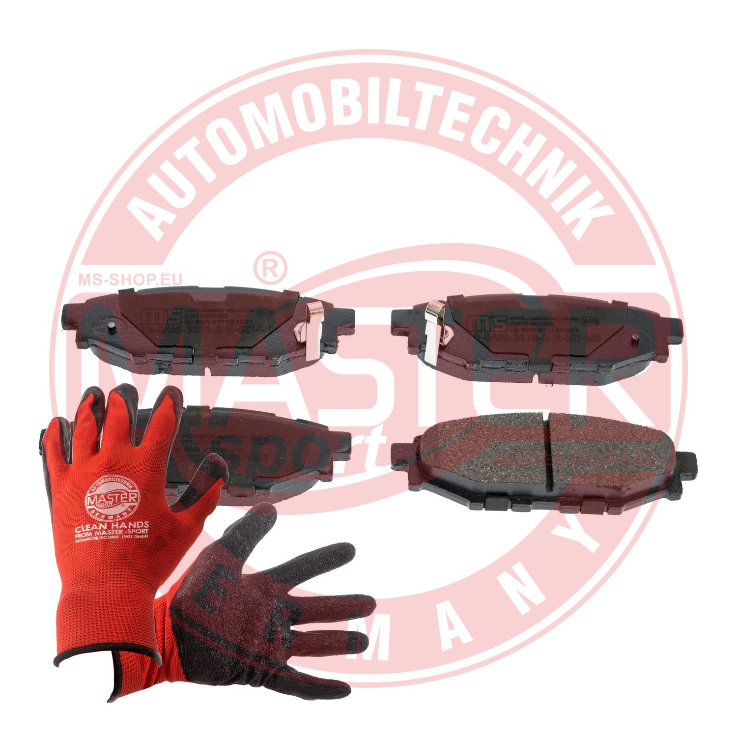 Brake Pad Set, disc brake (13046033732N-SET-MSP)