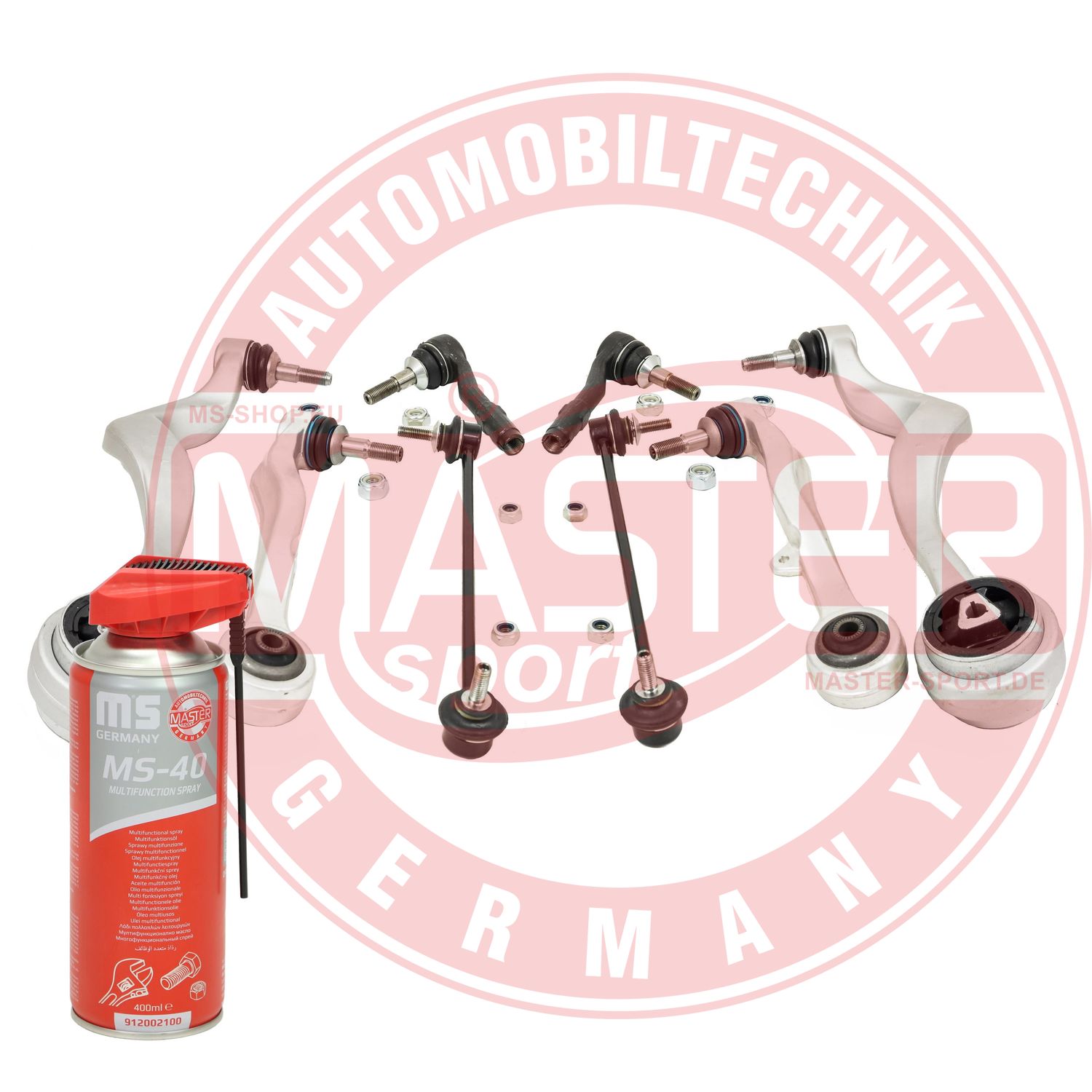 Control/Trailing Arm Kit, wheel suspension (36817-SET-MSP)