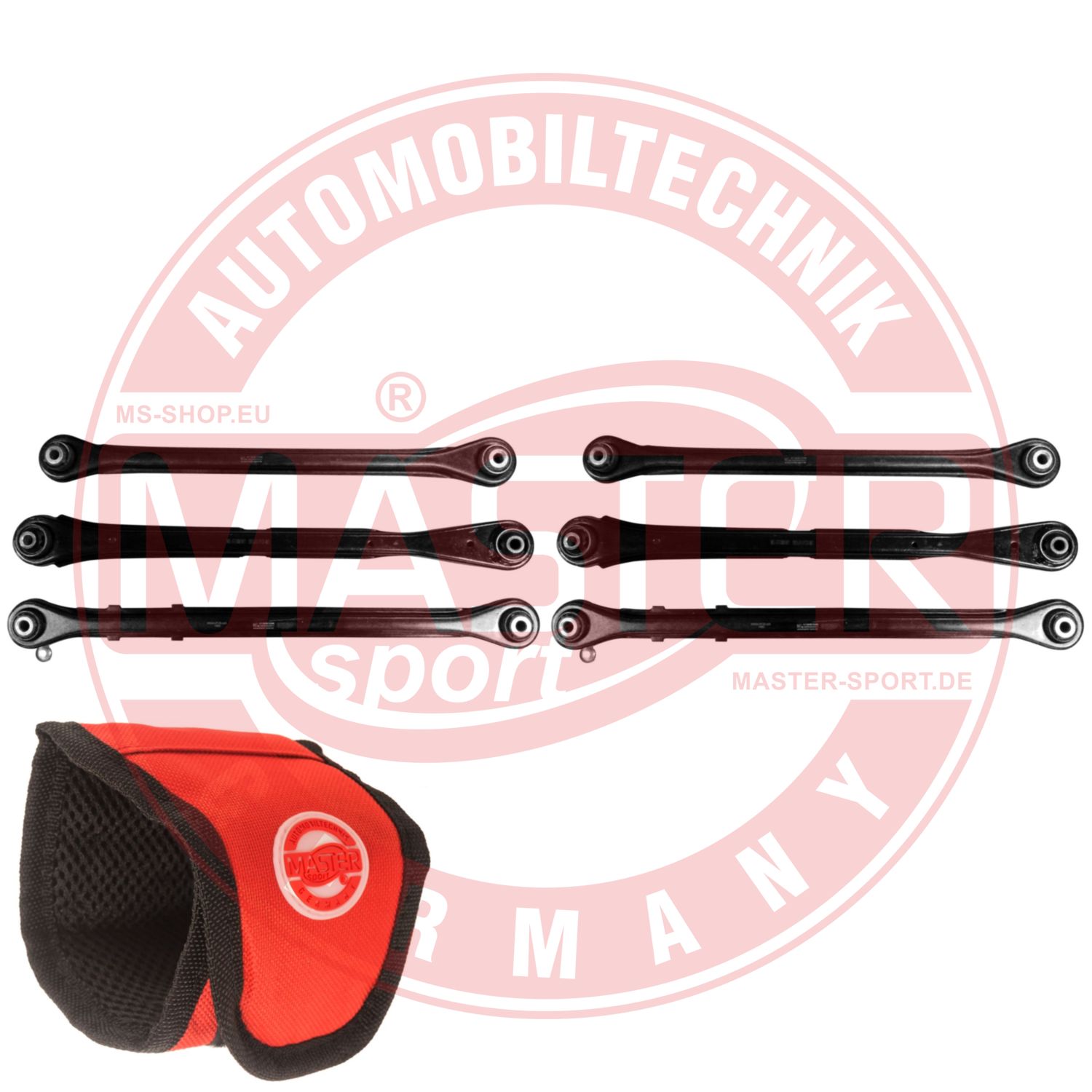 Control/Trailing Arm Kit, wheel suspension (36840-SET-MSM)