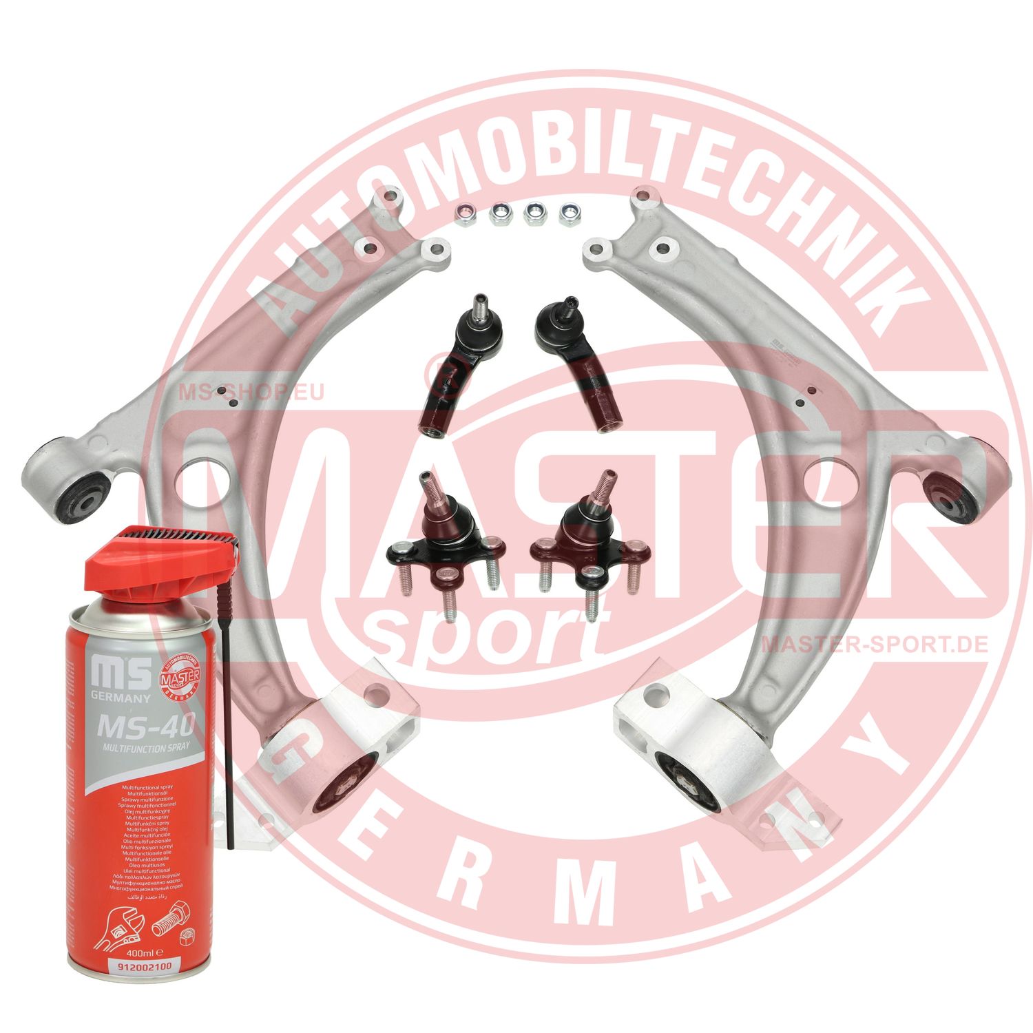 Control/Trailing Arm Kit, wheel suspension (36824/2-SET-MSP)