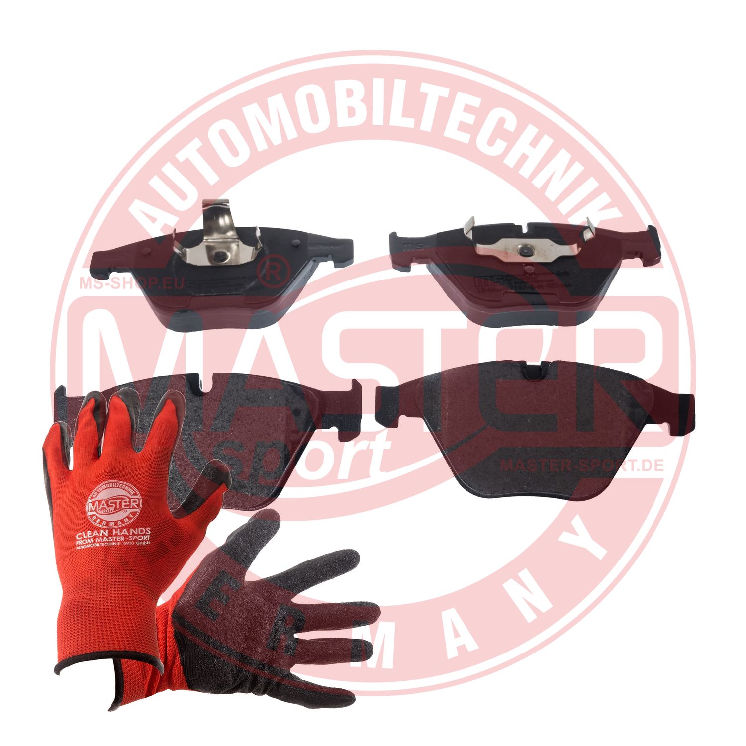 Brake Pad Set, disc brake (13046071672N-SET-MSP)