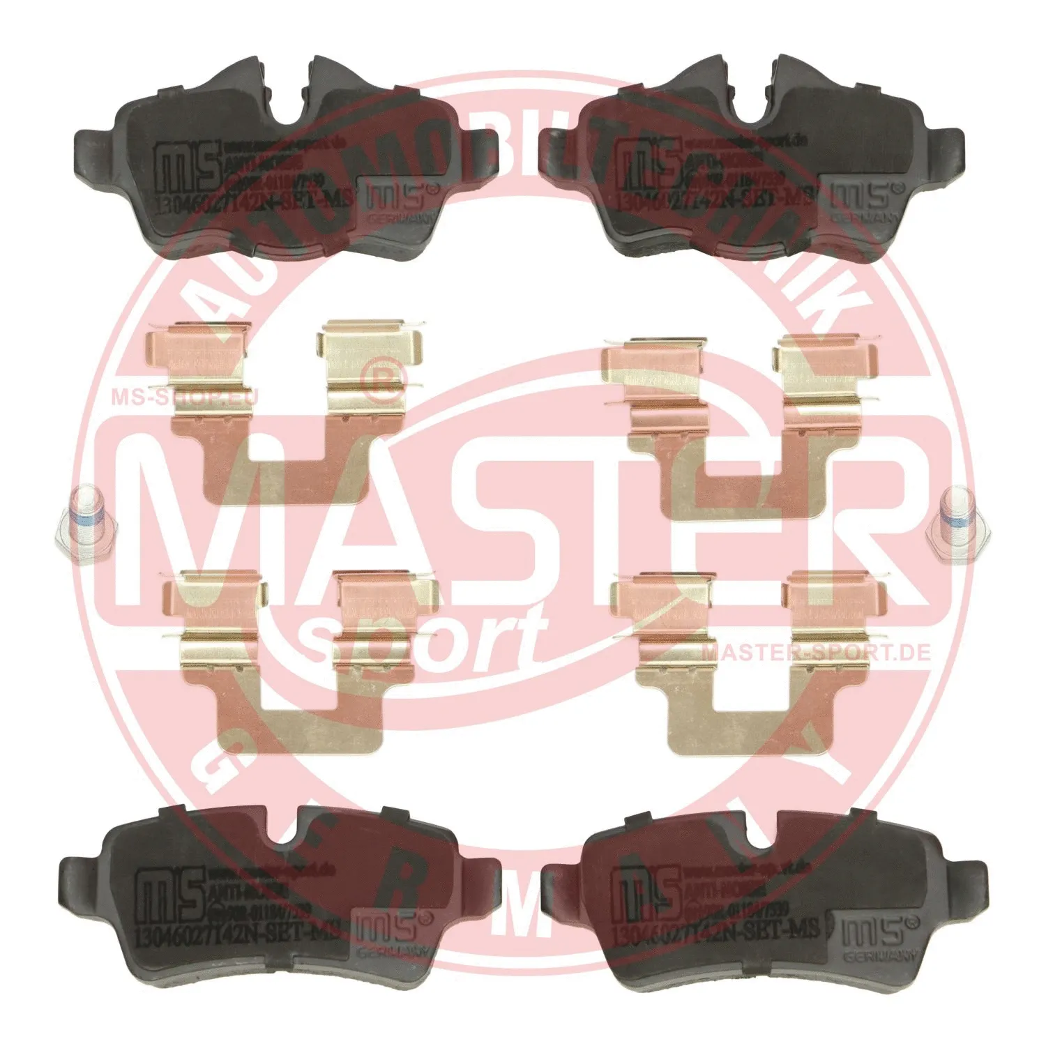 Brake Pad Set, disc brake (13046027142N-SET-MS)