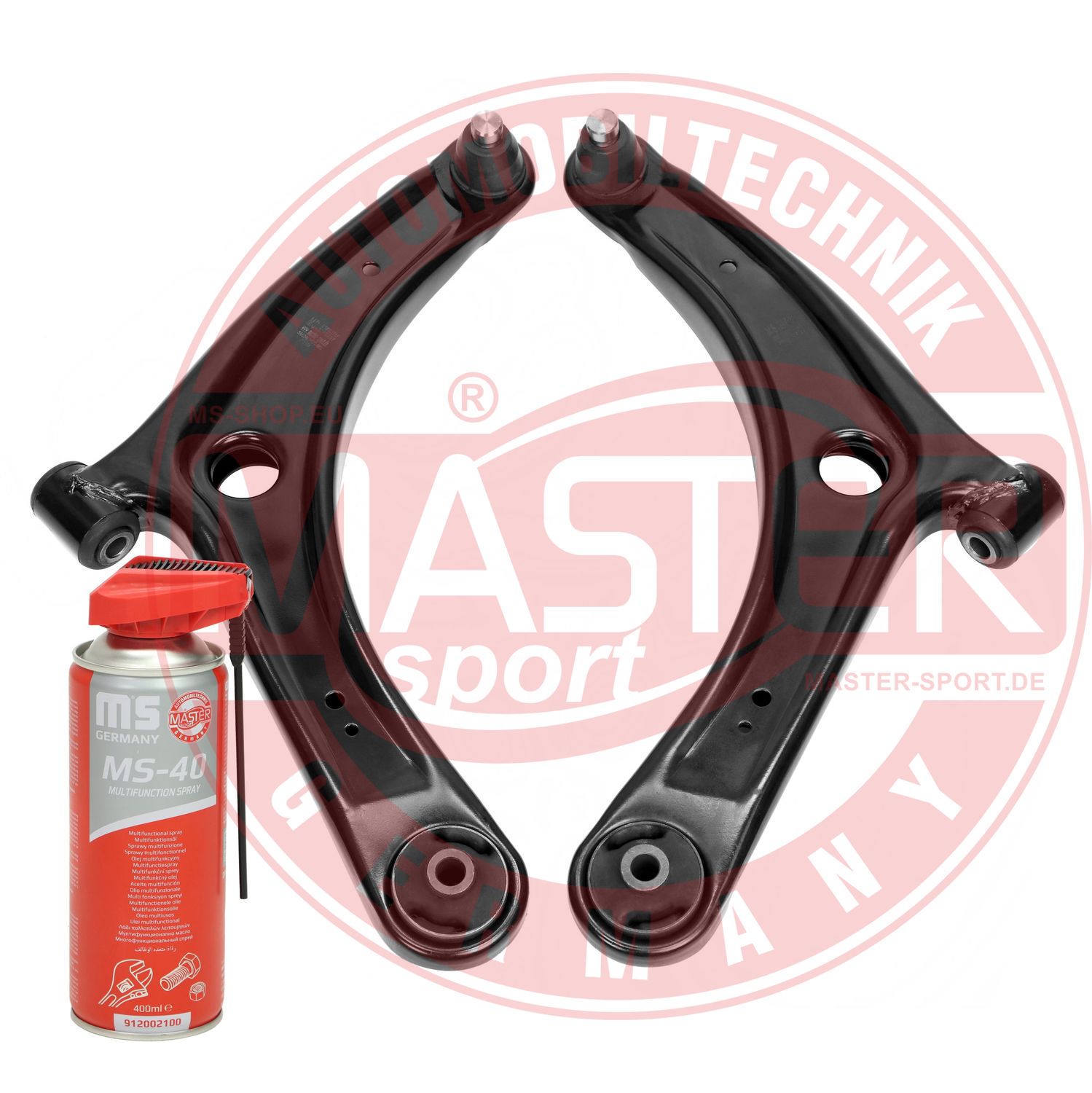 Control/Trailing Arm Kit, wheel suspension (36944/3-KIT-MSP)