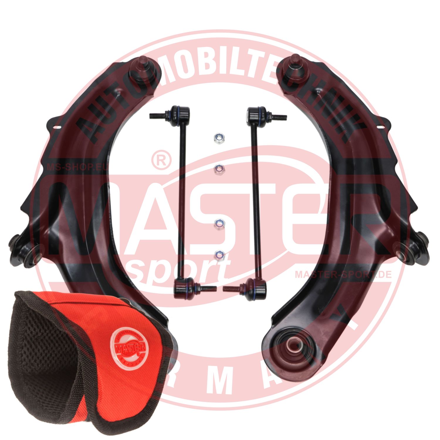 Control/Trailing Arm Kit, wheel suspension (37157/1-KIT-MSM)