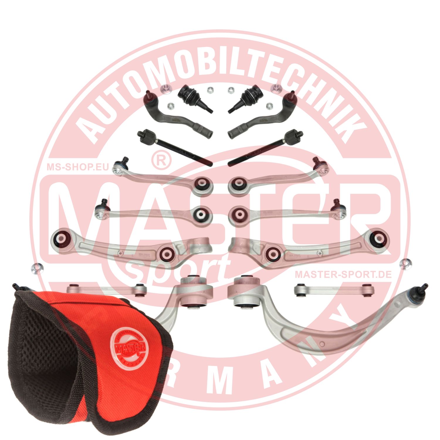 Control/Trailing Arm Kit, wheel suspension (36831/1-SET-MSM)