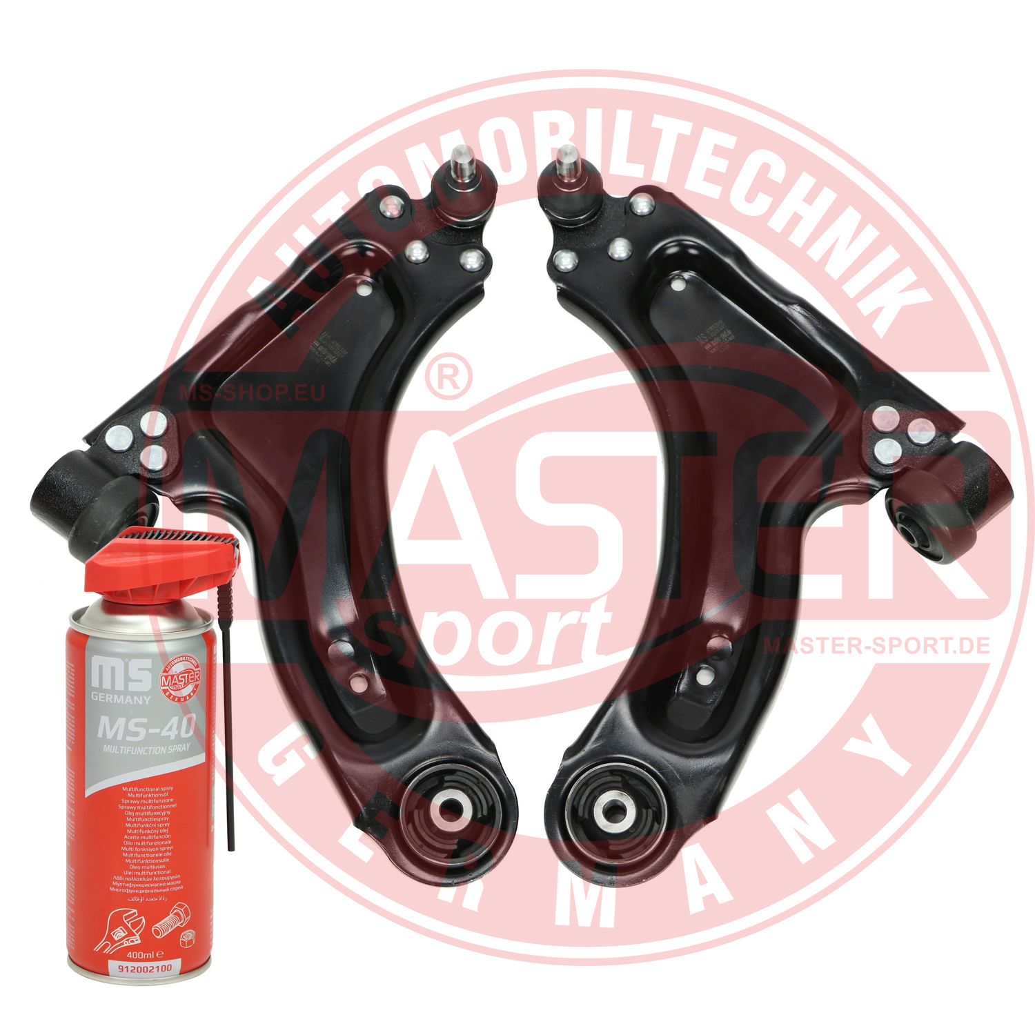 Control/Trailing Arm Kit, wheel suspension (36932/1-KIT-MSP)