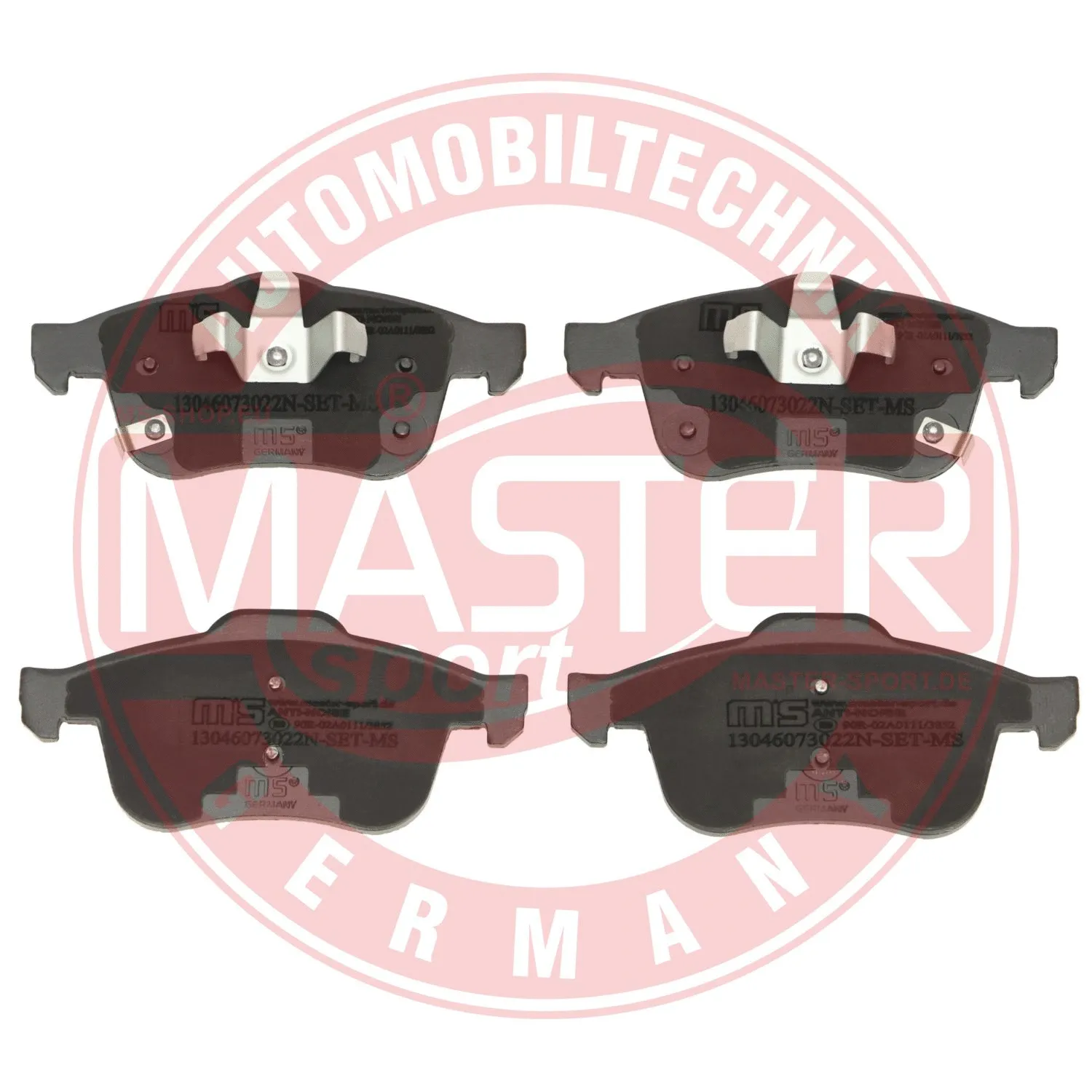 Brake Pad Set, disc brake (13046073022N-SET-MS)