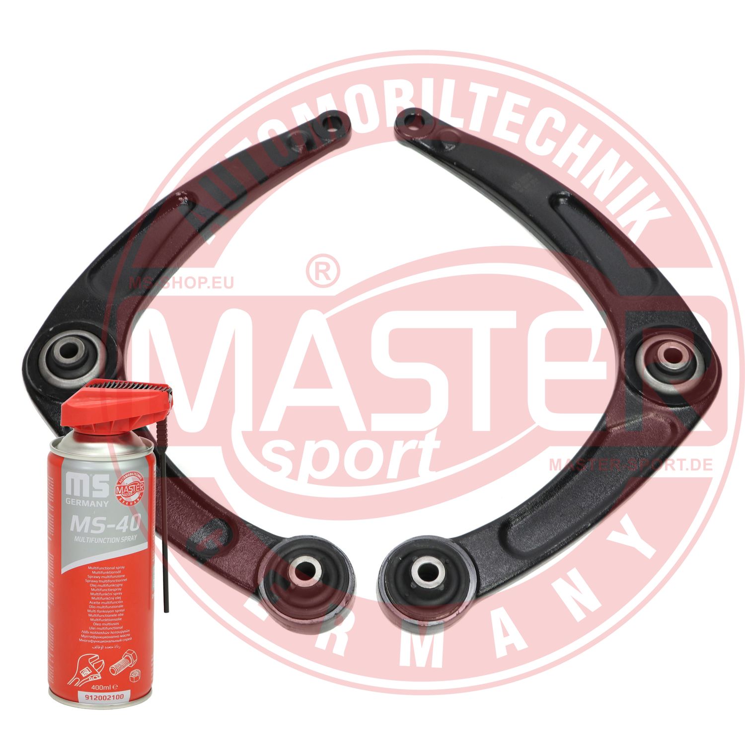 Control/Trailing Arm Kit, wheel suspension (36929-KIT-MSP)