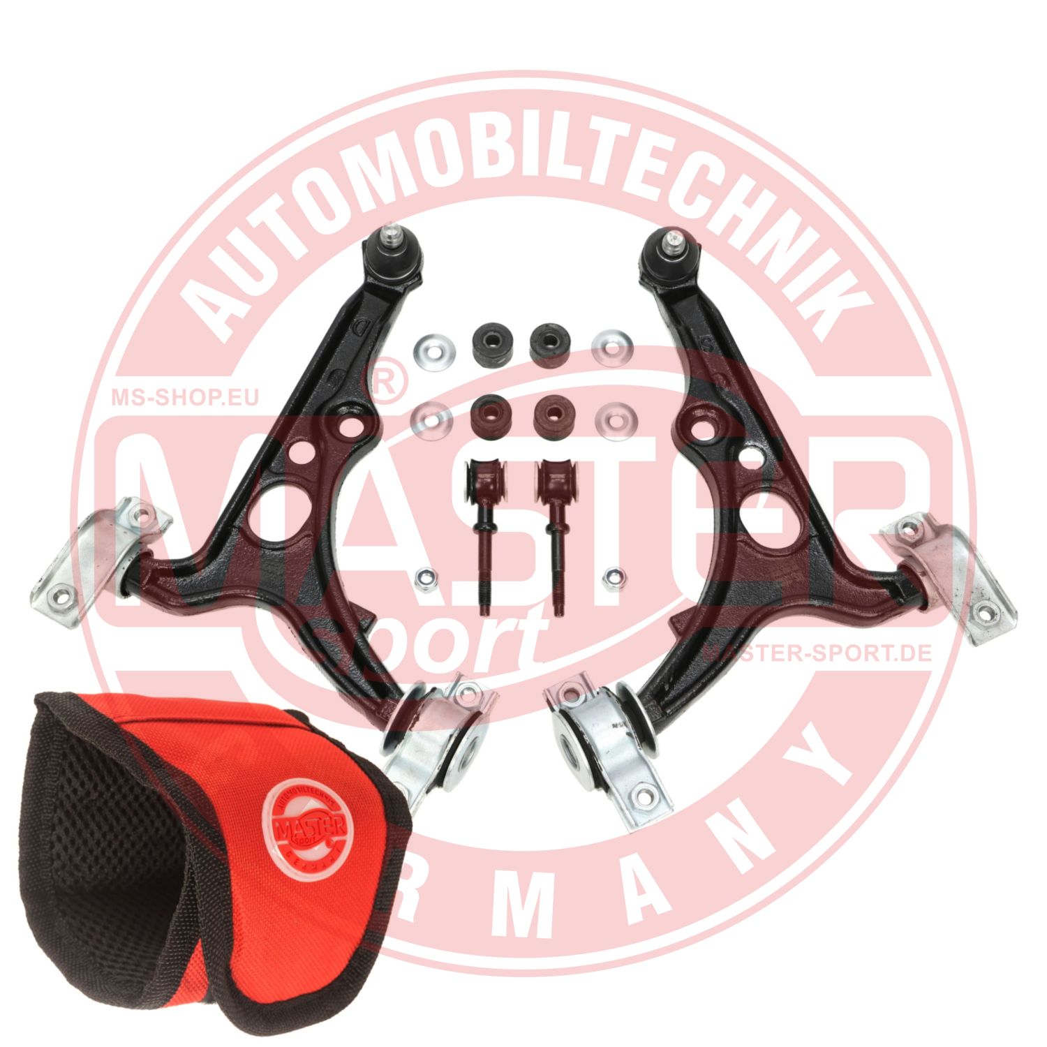 Control/Trailing Arm Kit, wheel suspension (37032/1-KIT-MSM)