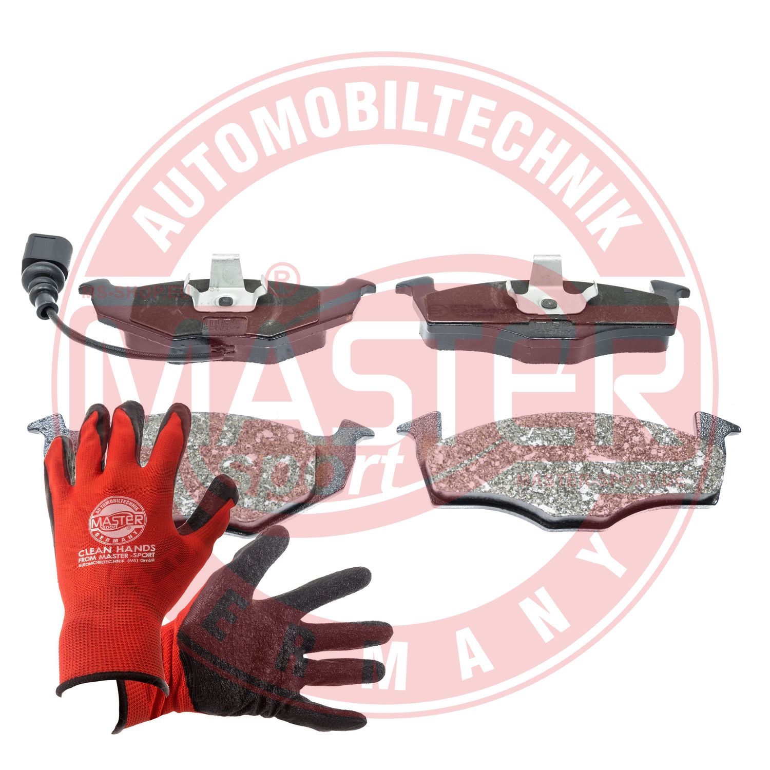 Brake Pad Set, disc brake (13046071642N-SET-MSP)