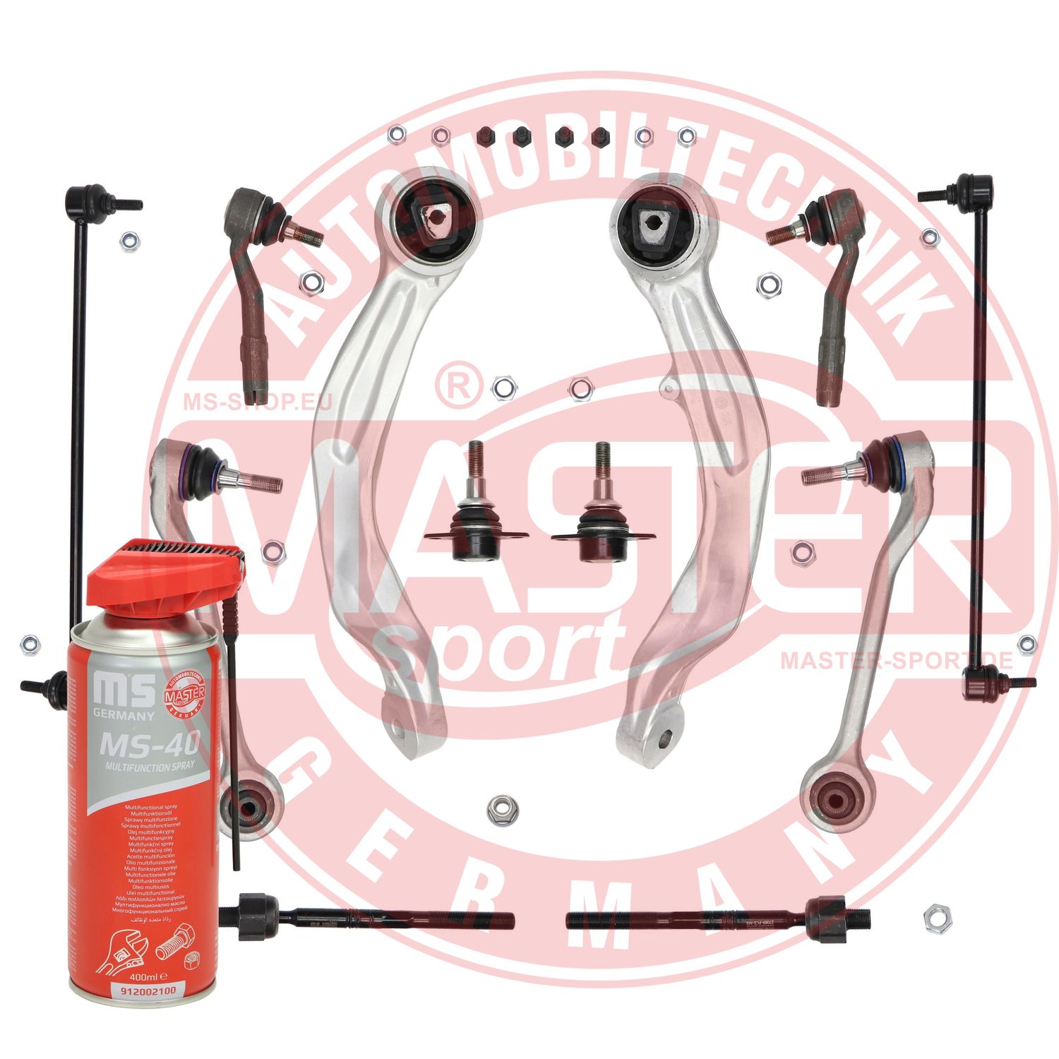 Control/Trailing Arm Kit, wheel suspension (37147/3-KIT-MSP)