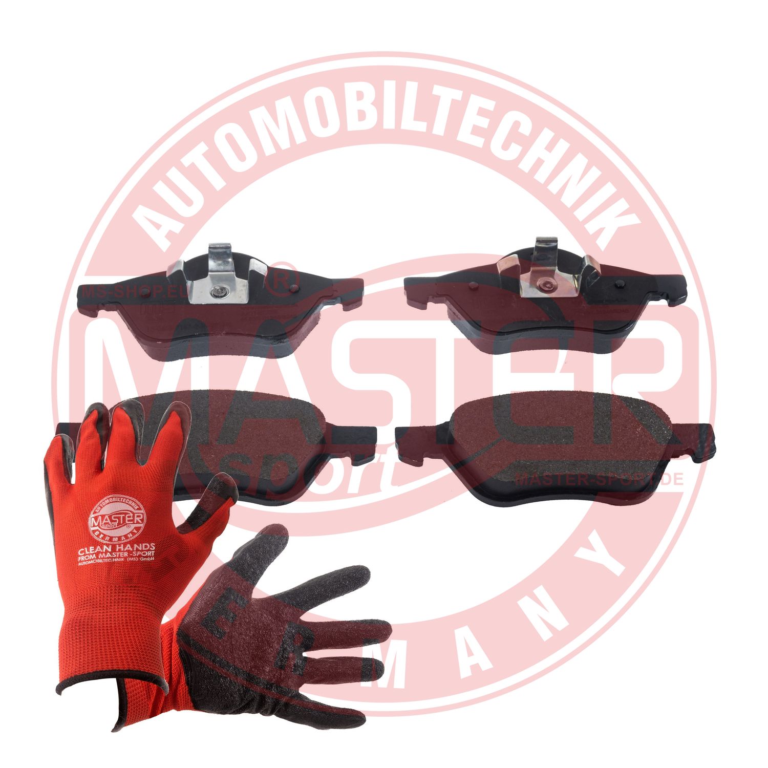 Brake Pad Set, disc brake (13046071572N-SET-MSP)