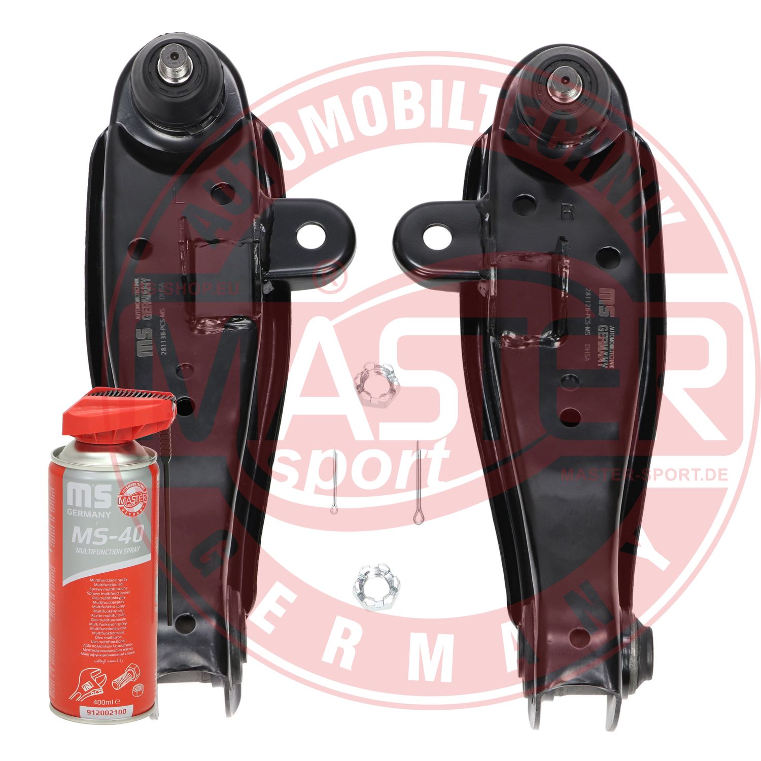 Control/Trailing Arm Kit, wheel suspension (37160-KIT-MSP)