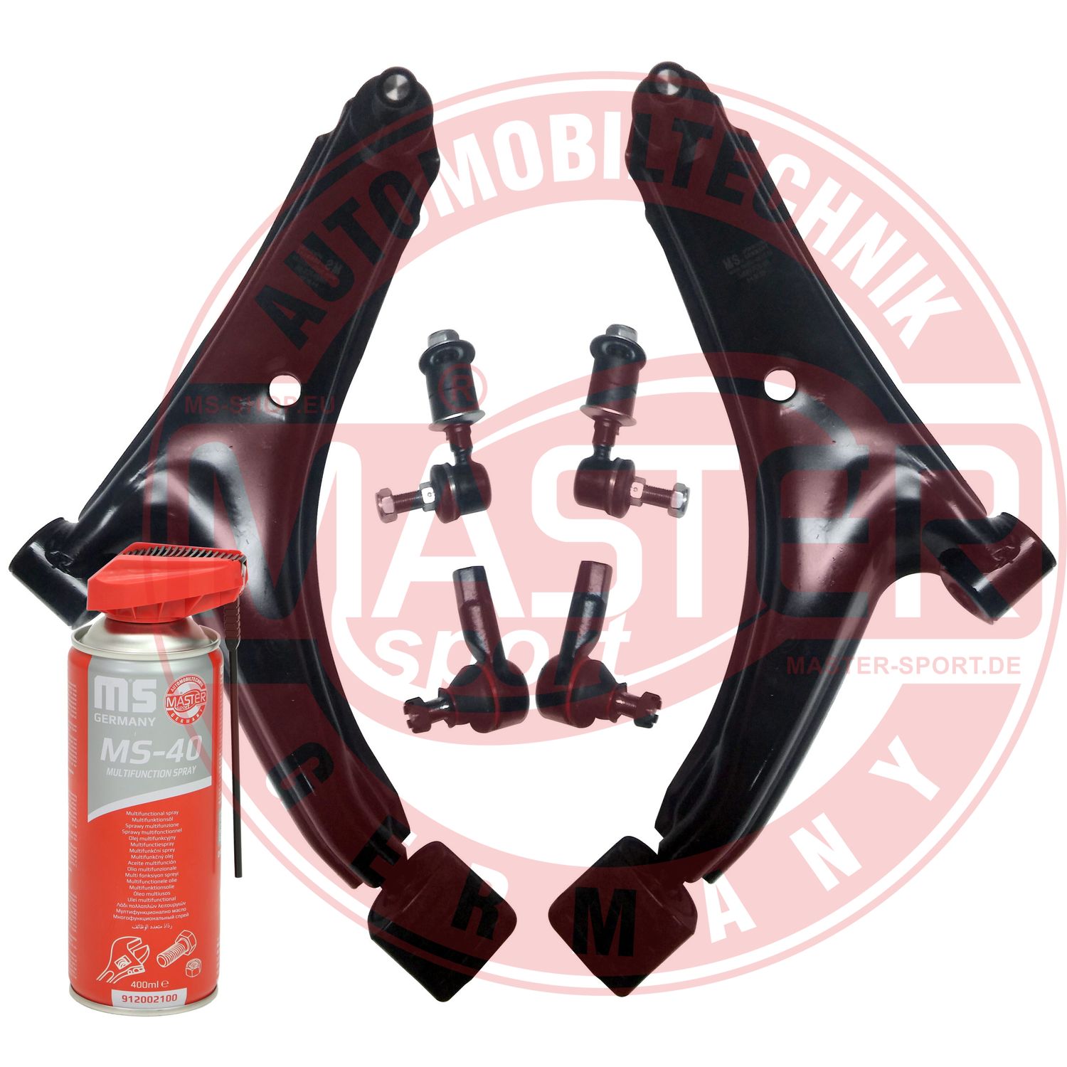 Control/Trailing Arm Kit, wheel suspension (36904-KIT-MSP)