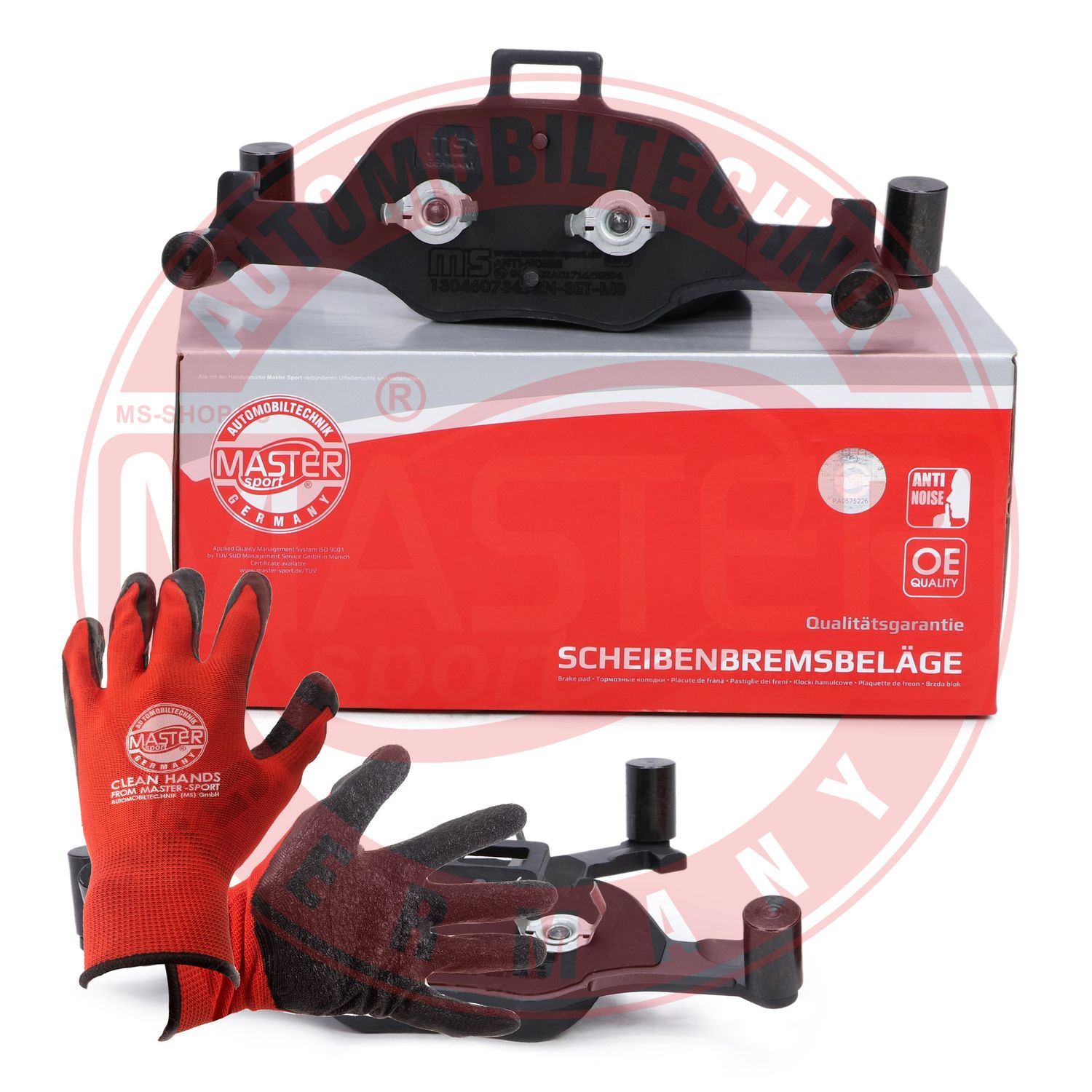 Brake Pad Set, disc brake (13046073452N-SET-MSP)