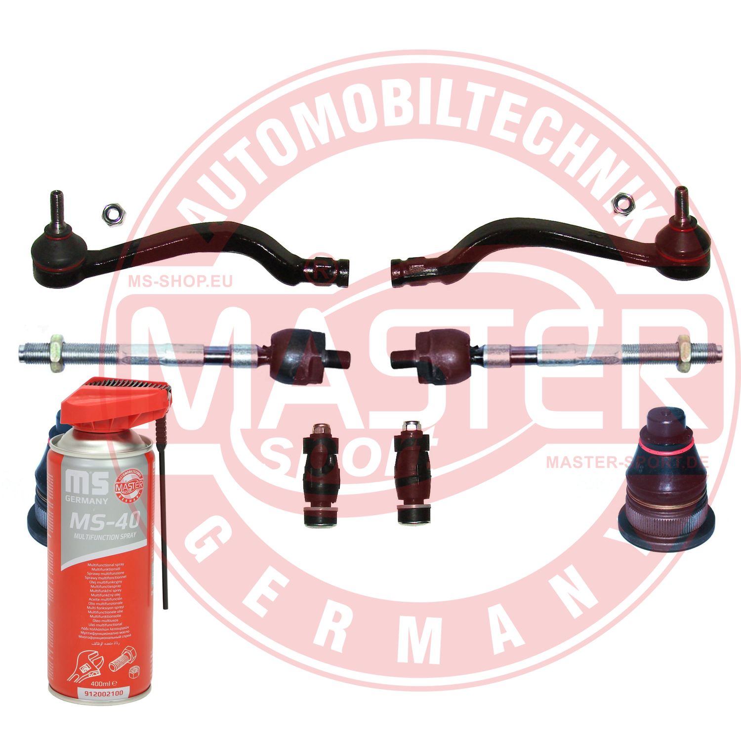 Control/Trailing Arm Kit, wheel suspension (36822-SET-MSP)