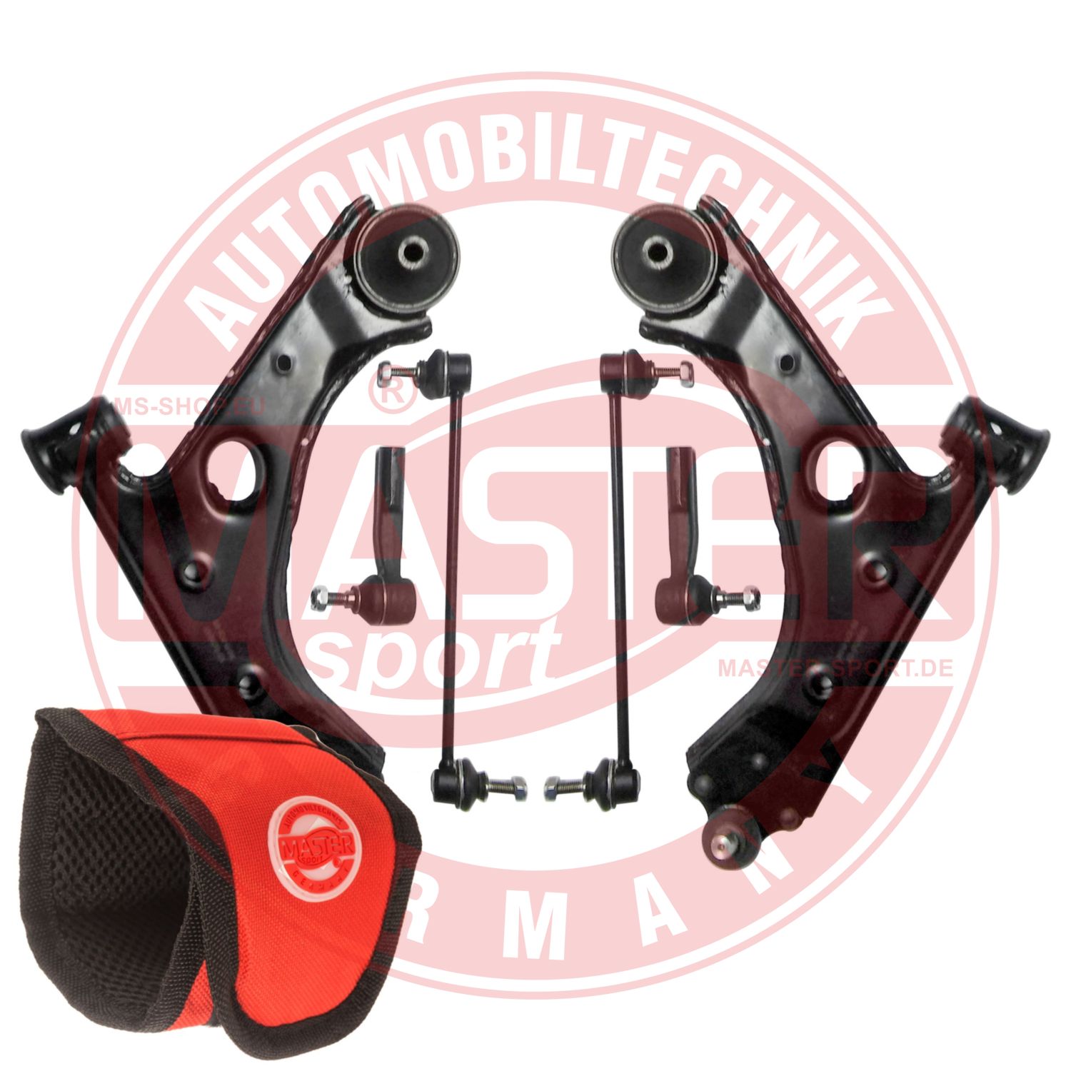 Control/Trailing Arm Kit, wheel suspension (36934-KIT-MSM)