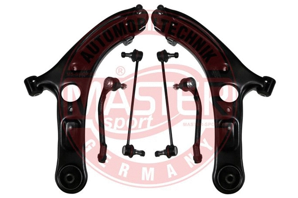 Control/Trailing Arm Kit, wheel suspension (36966-KIT-MS)