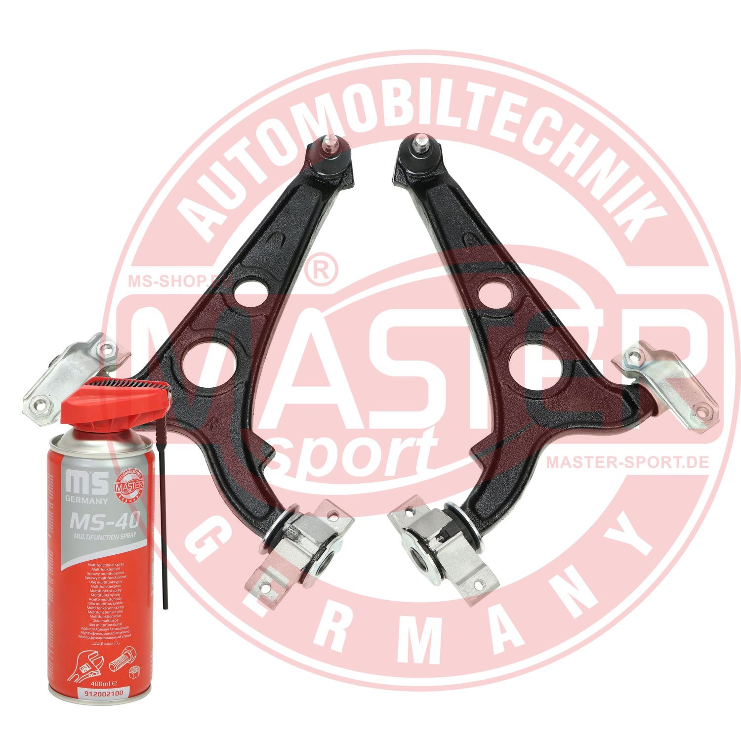 Control/Trailing Arm Kit, wheel suspension (37035-KIT-MSP)