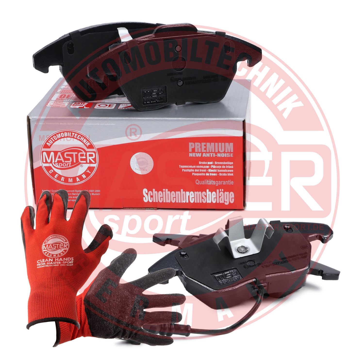 Brake Pad Set, disc brake (13046072262N-SET-MSP)
